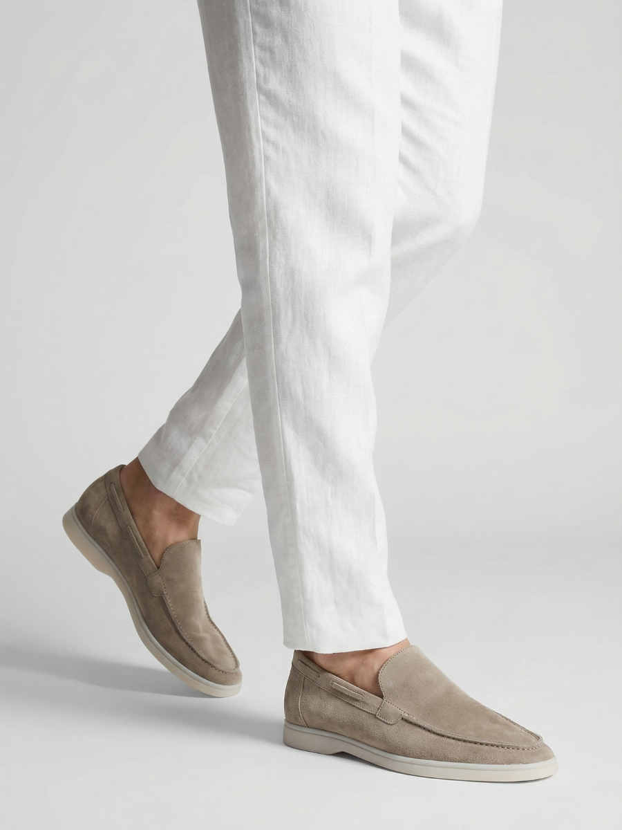Light Grey Yacht Loafers – Positano Life