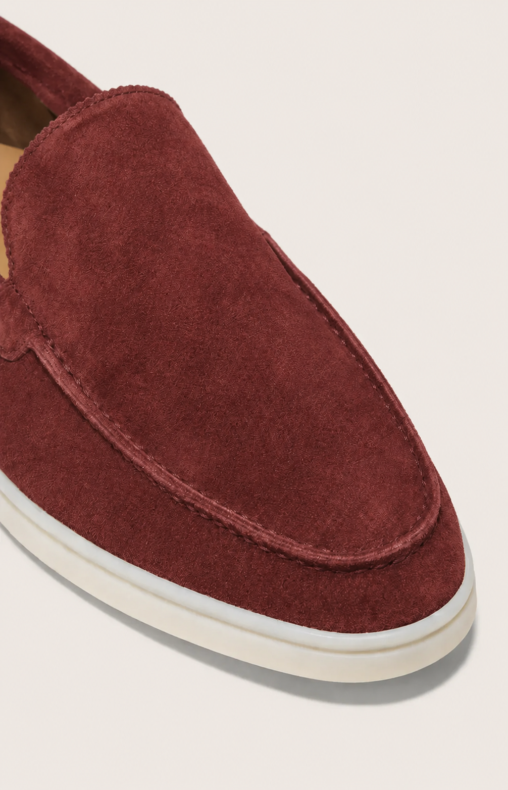 Moreno Suede Loafer Burgundy – Positano Life