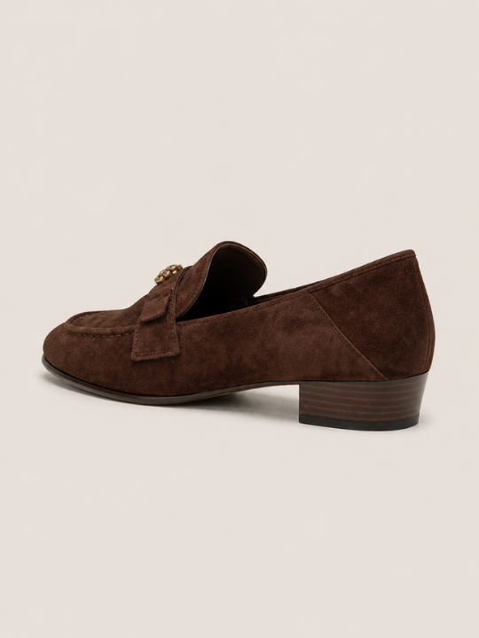 Moreno Rose Suede Loafer – Positano Life