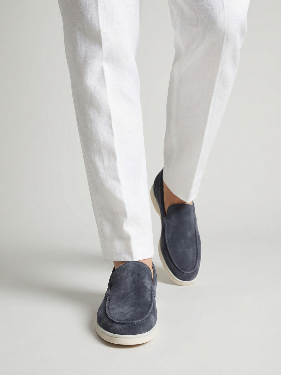 Steel Blue Yacht Loafers – Positano Life