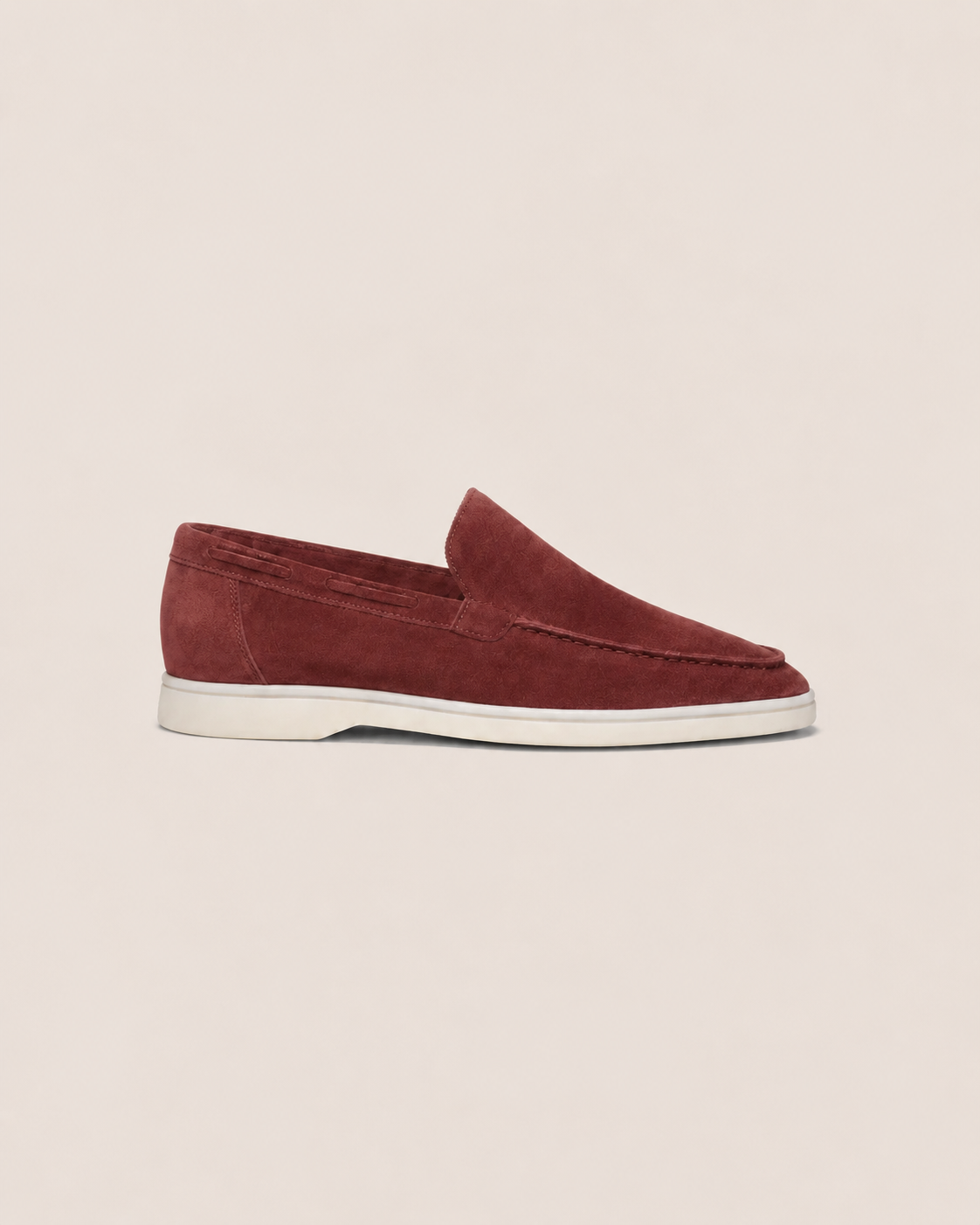Moreno Suede Loafer Burgundy – Positano Life