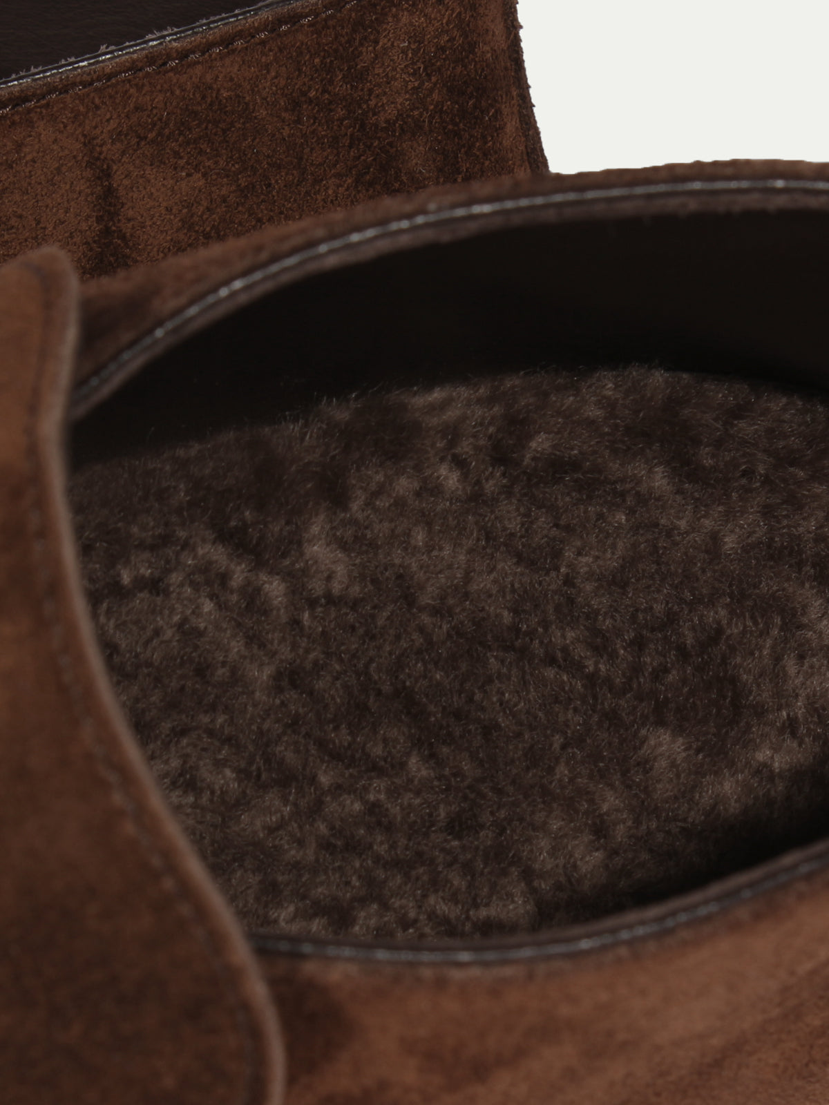 Chocolate City Loafer with Lamb Shearling Footbed – Positano Life