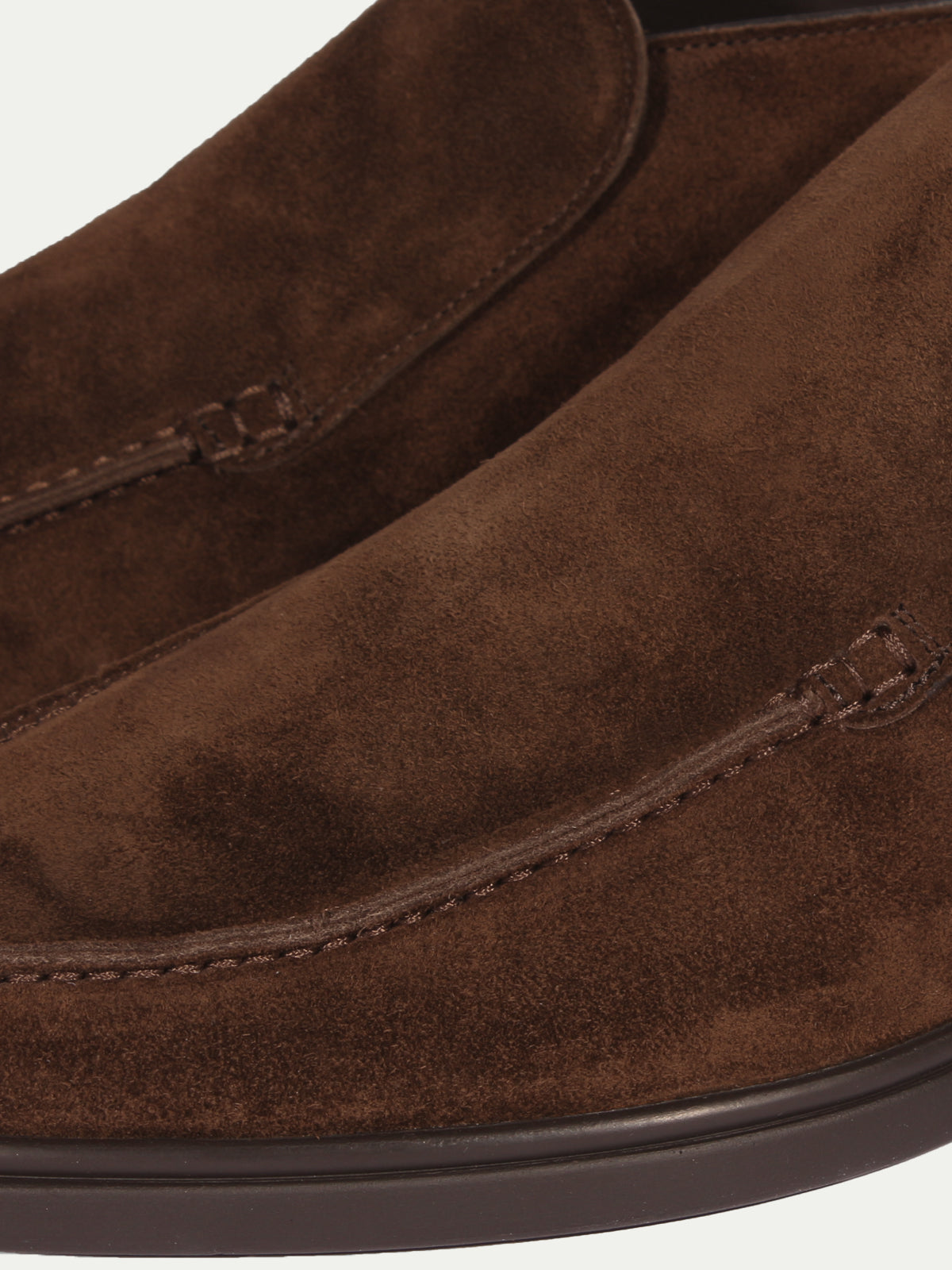 Chocolate City Loafer with Lamb Shearling Footbed – Positano Life