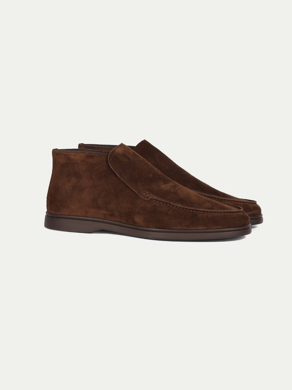 Chocolate City Loafer with Lamb Shearling Footbed – Positano Life