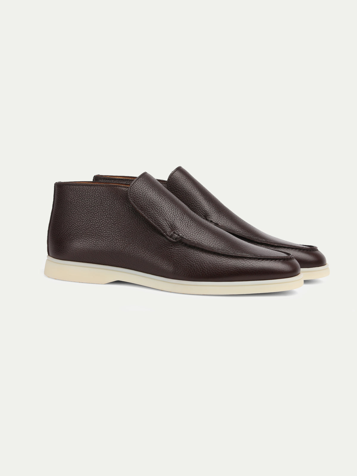Dark Brown Grain City Loafer – Positano Life