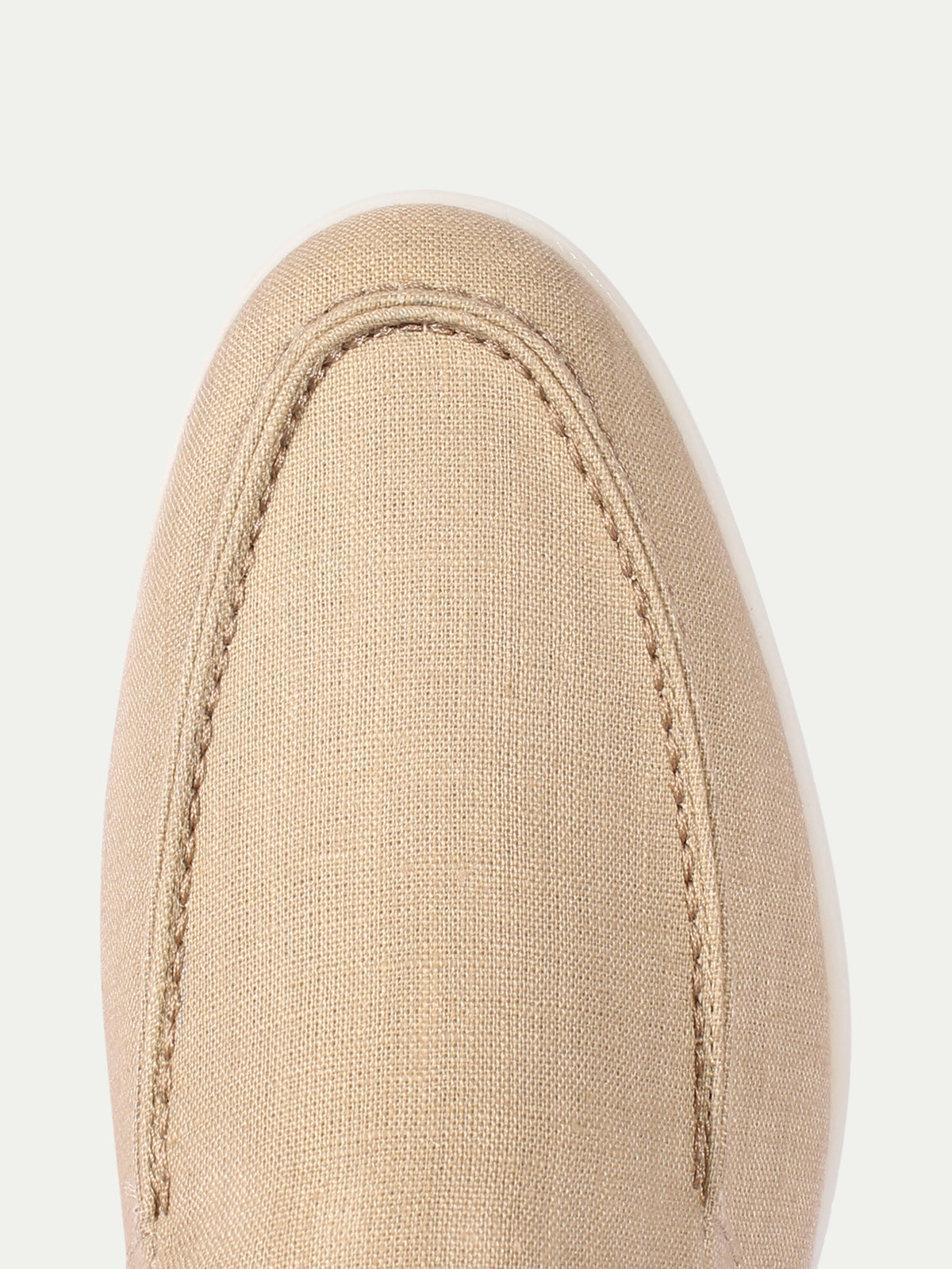 Beige Linen Yacht Loafers – Positano Life