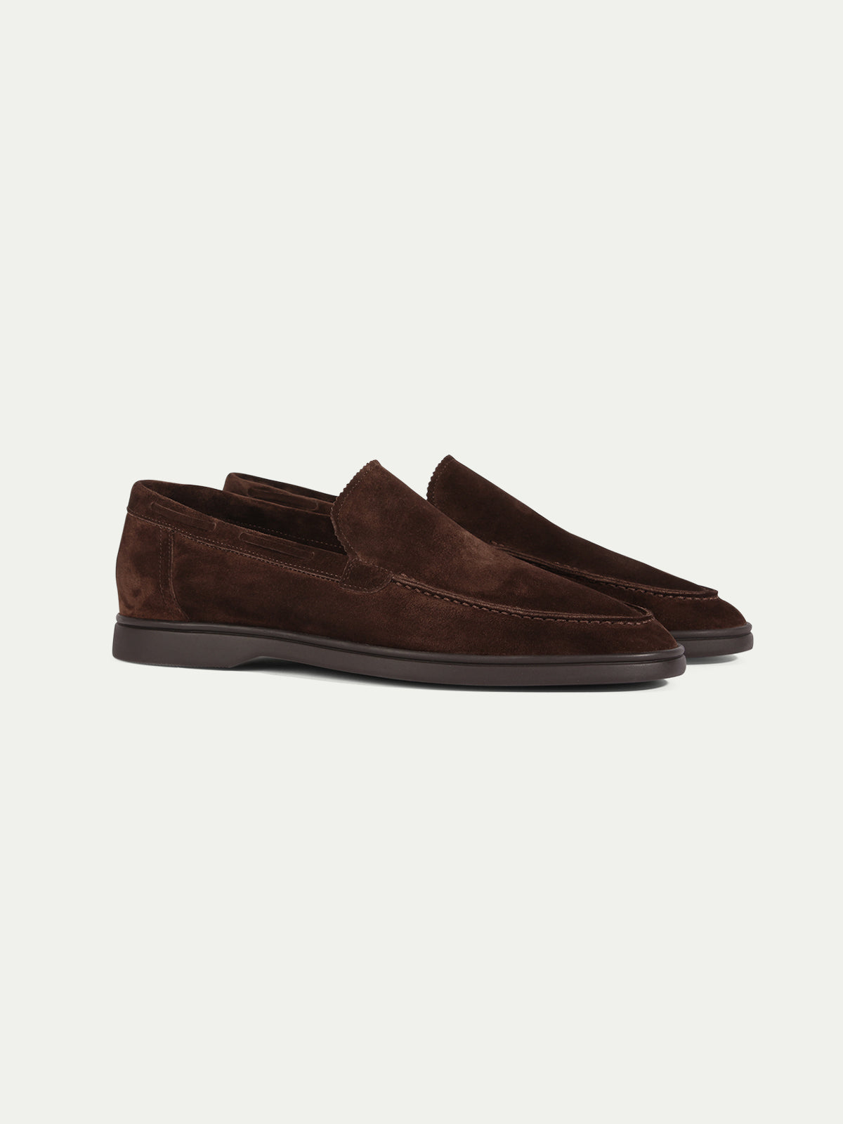 Chocolate Yacht Loafer with Lamb Shearling Footbed – Positano Life