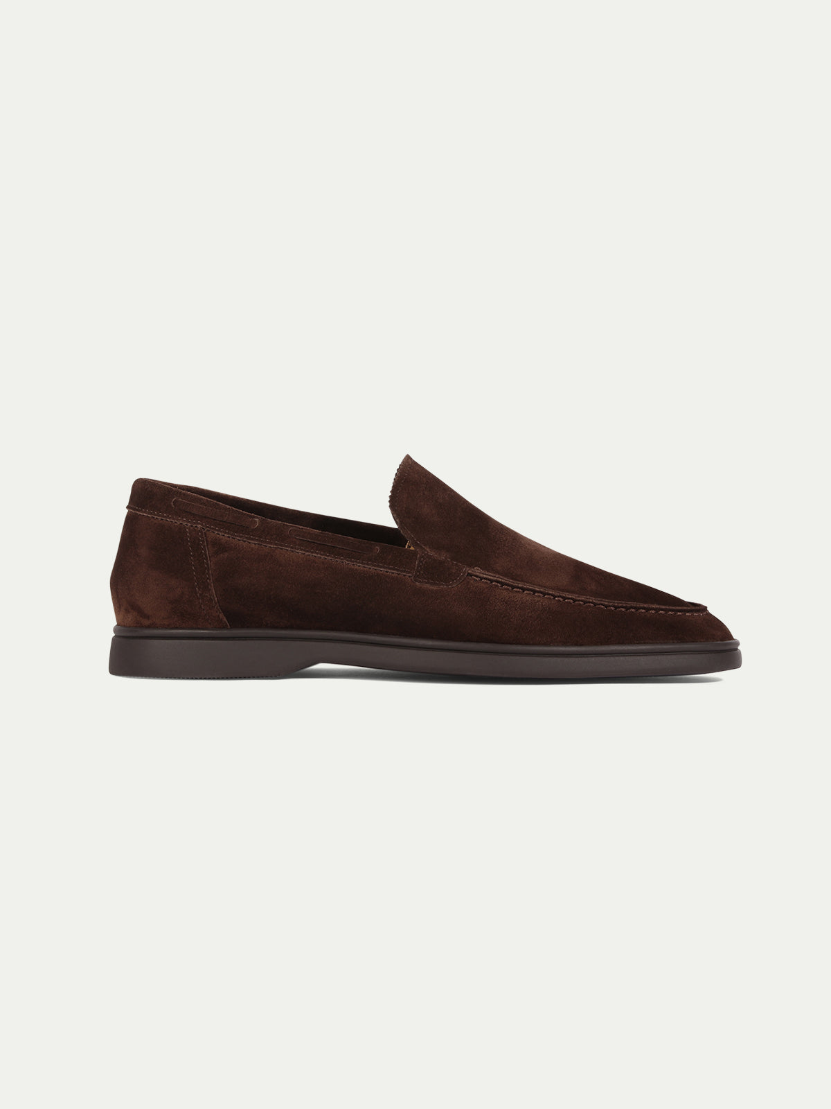 Chocolate Yacht Loafer with Lamb Shearling Footbed – Positano Life