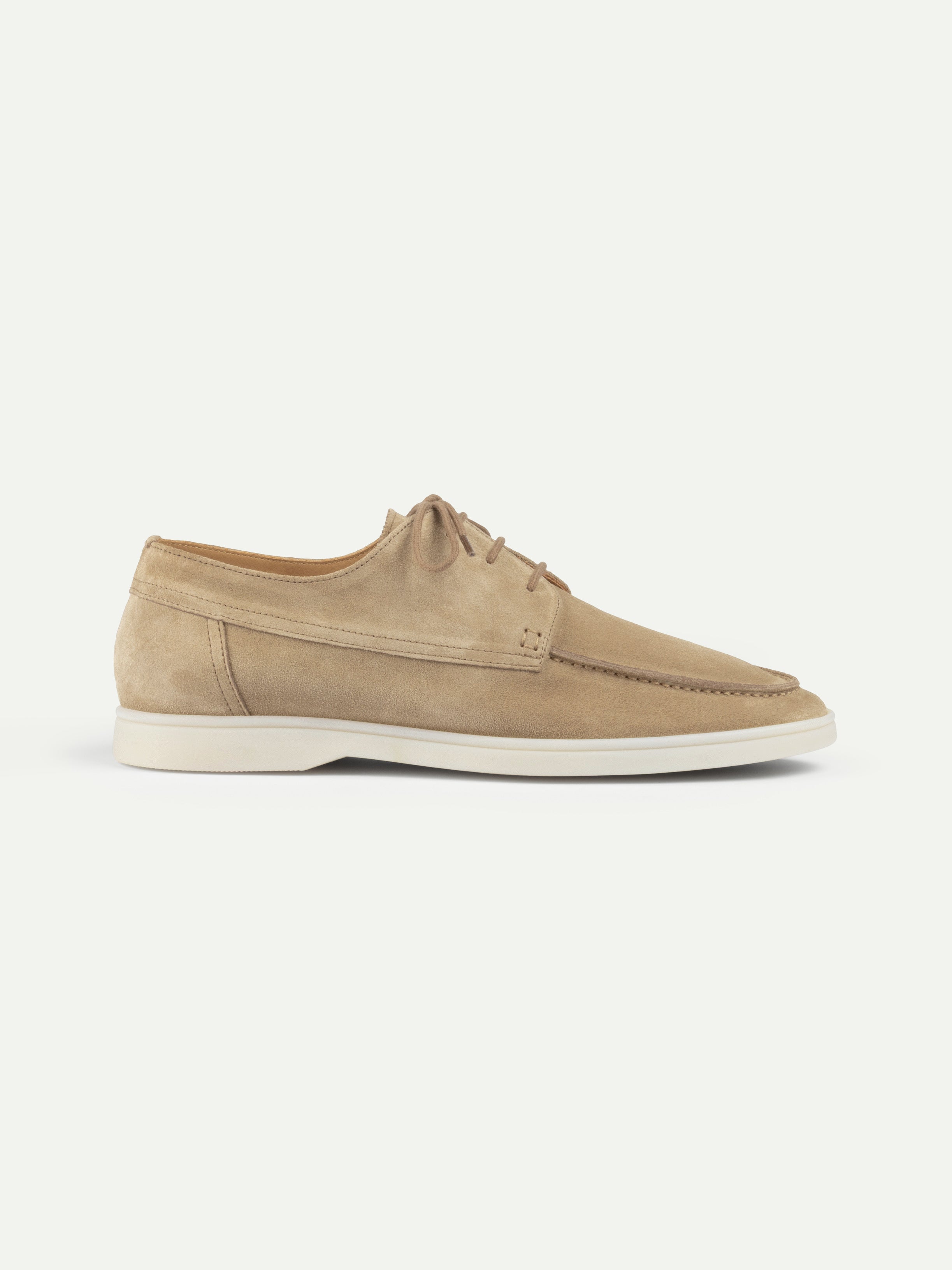 Dark Taupe Boat Loafers – Positano Life