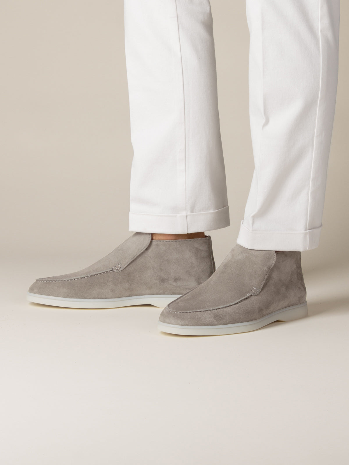 Mushroom Grey City Loafer – Positano Life