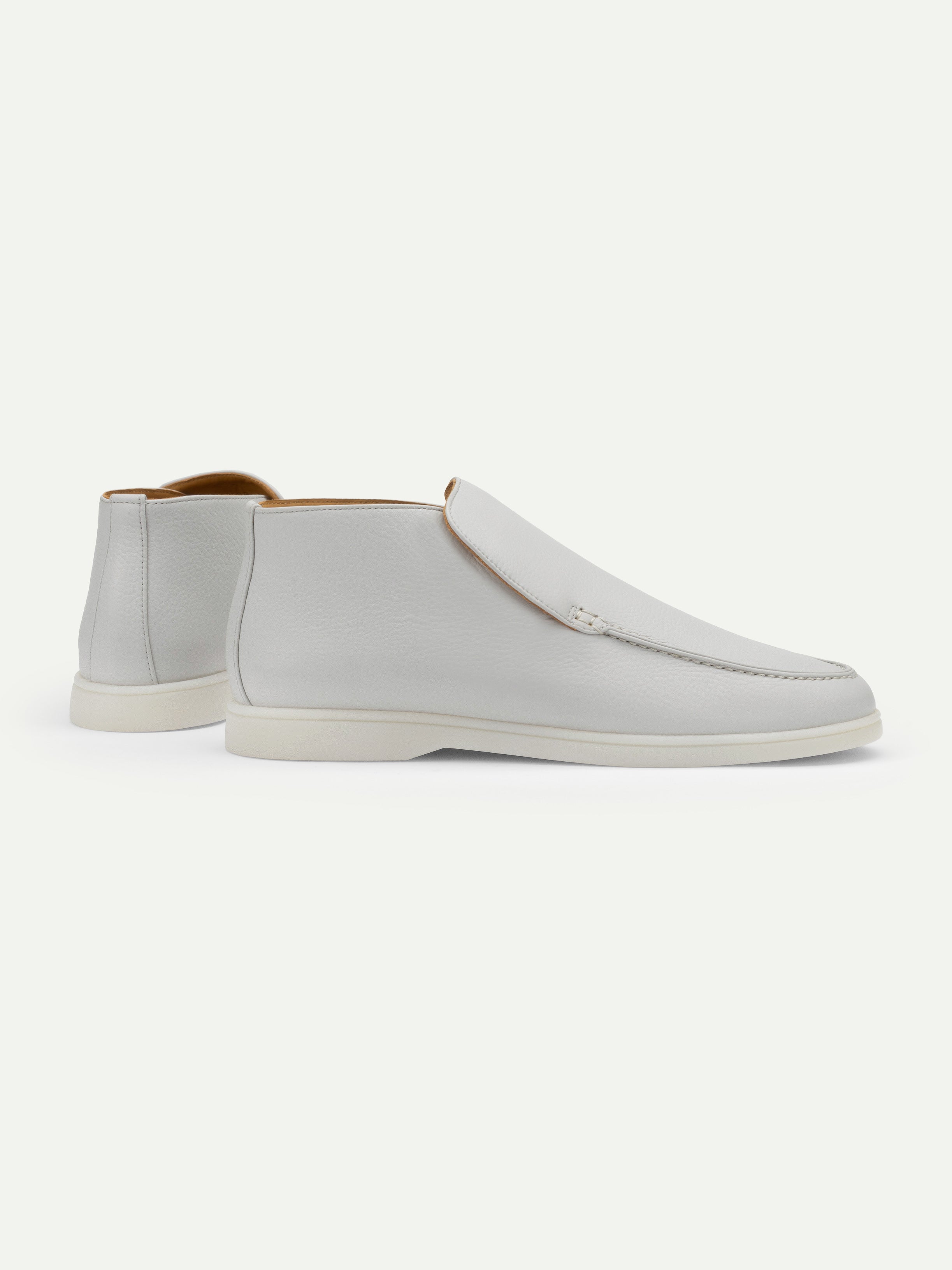 Classic Grey Grain City Loafer – Positano Life