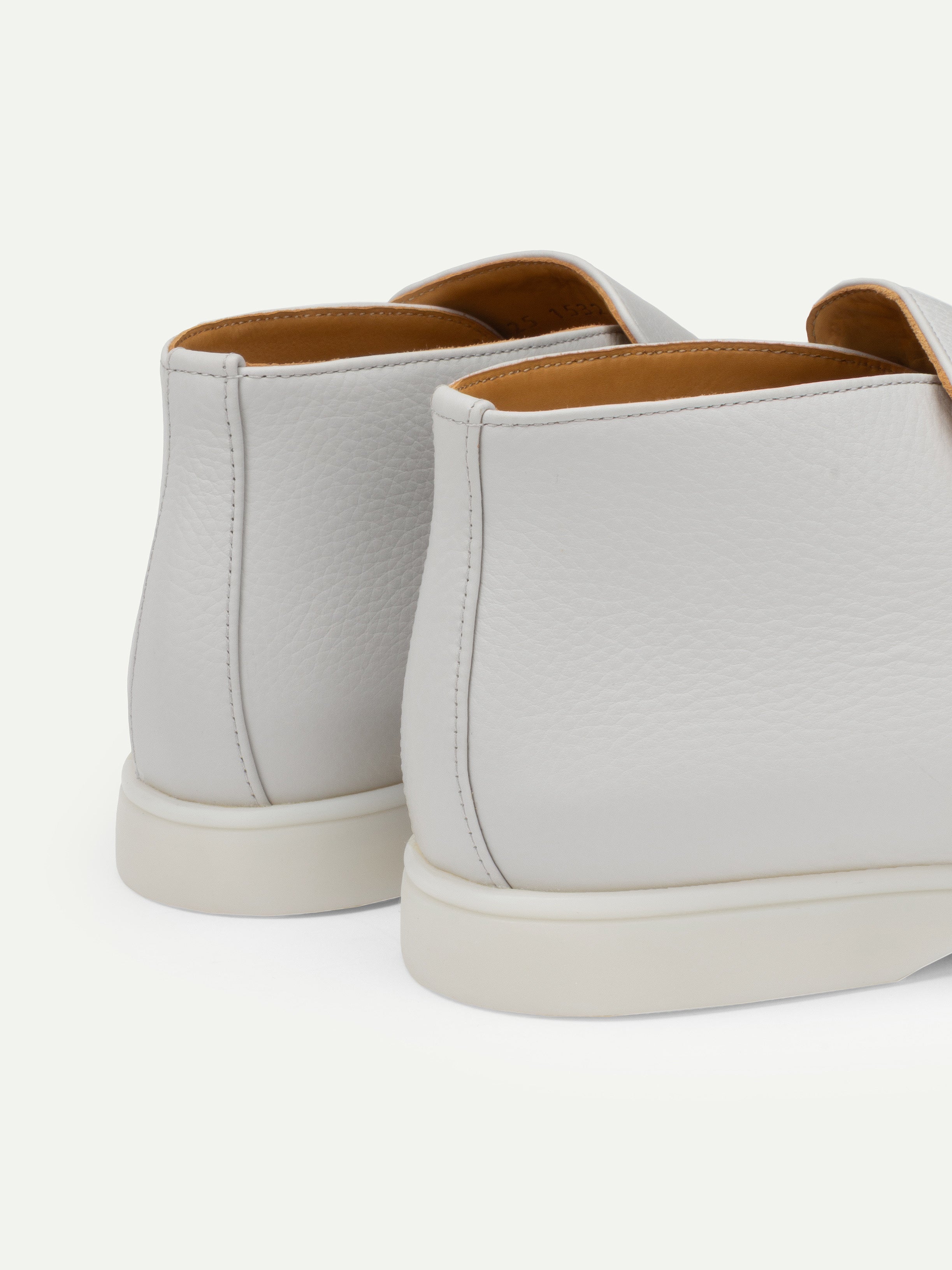 Classic Grey Grain City Loafer – Positano Life