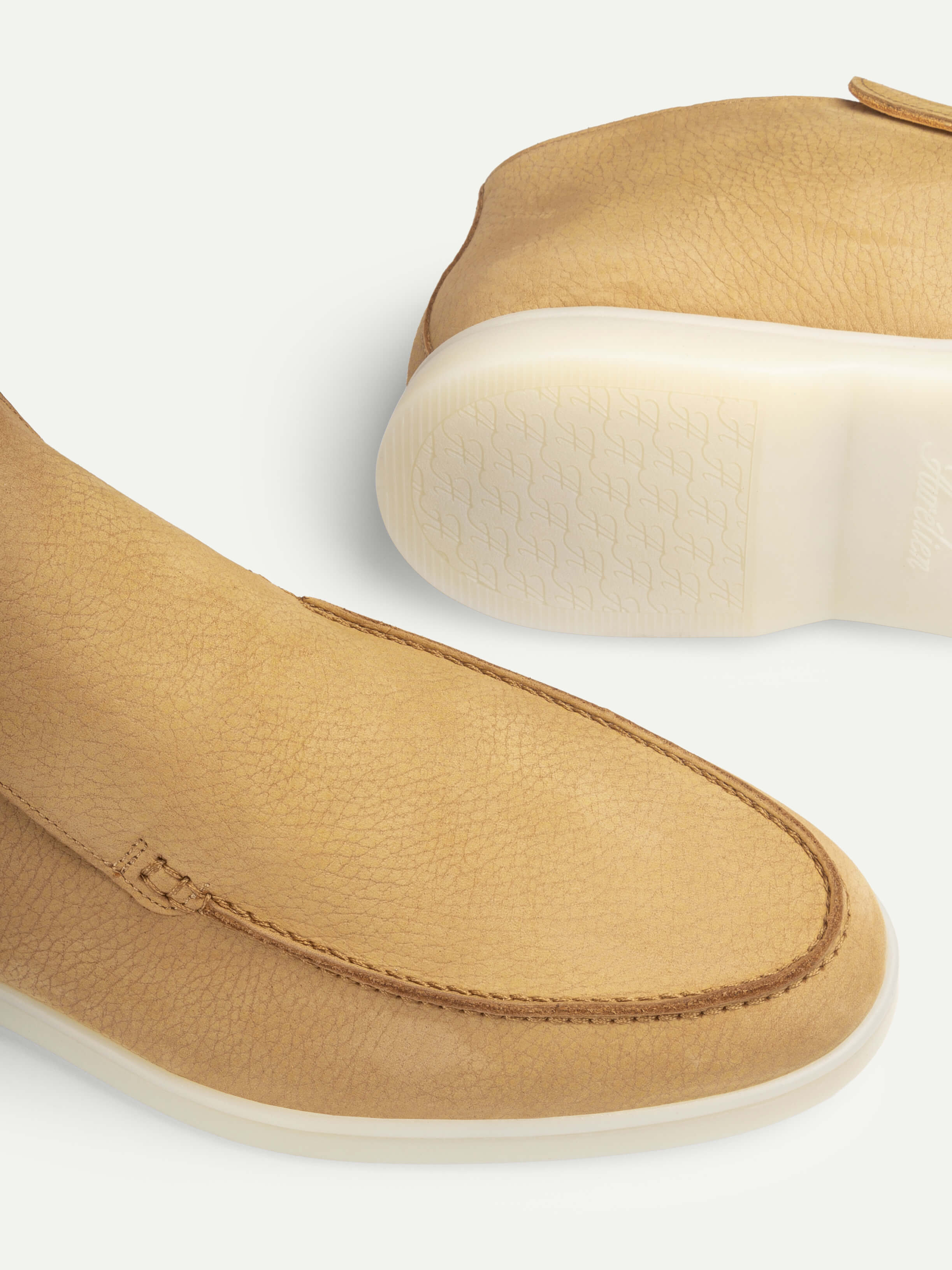 Beige Nubuck City Loafer – Positano Life
