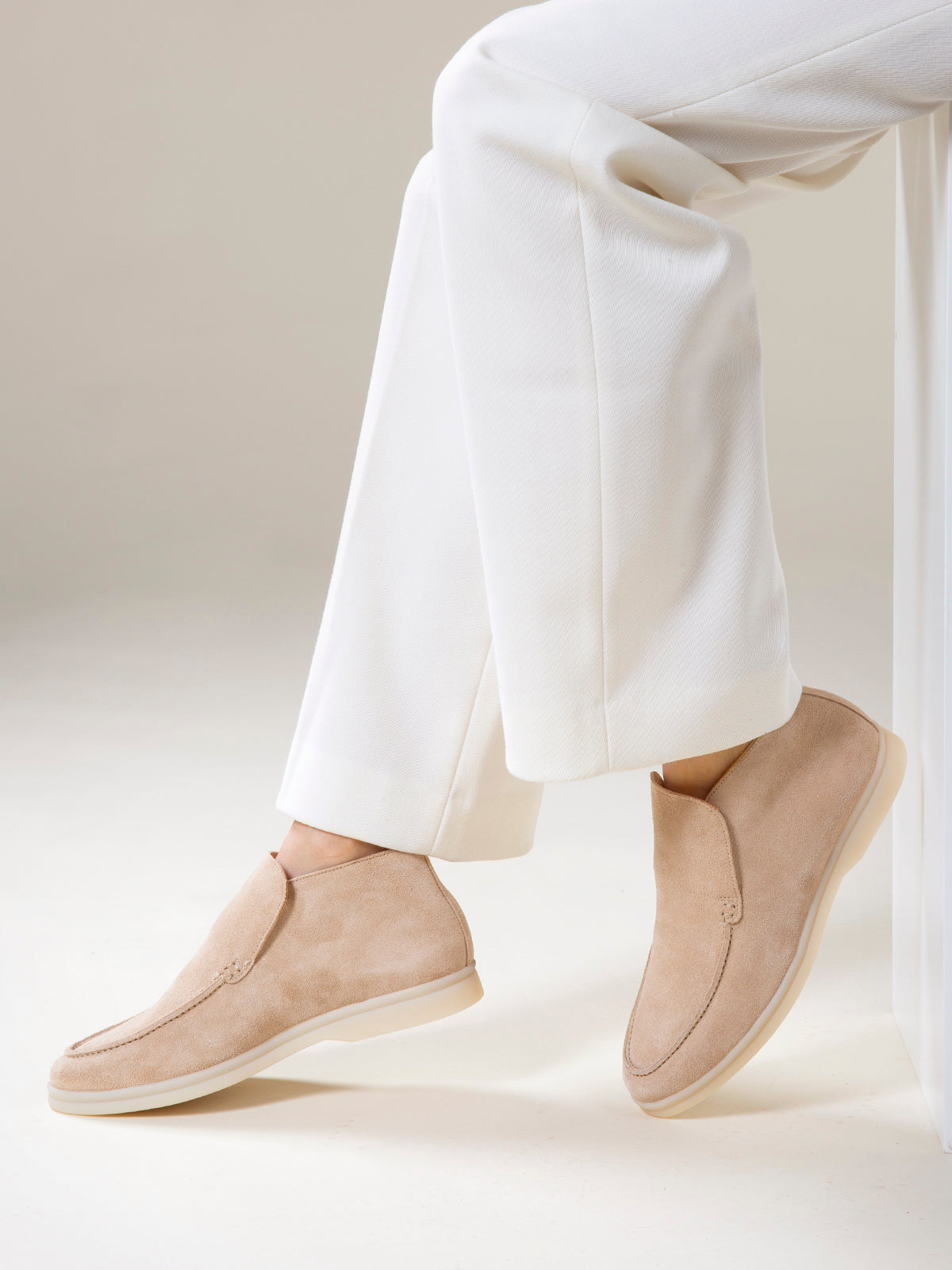 Lady Light Beige City Loafer – Positano Life