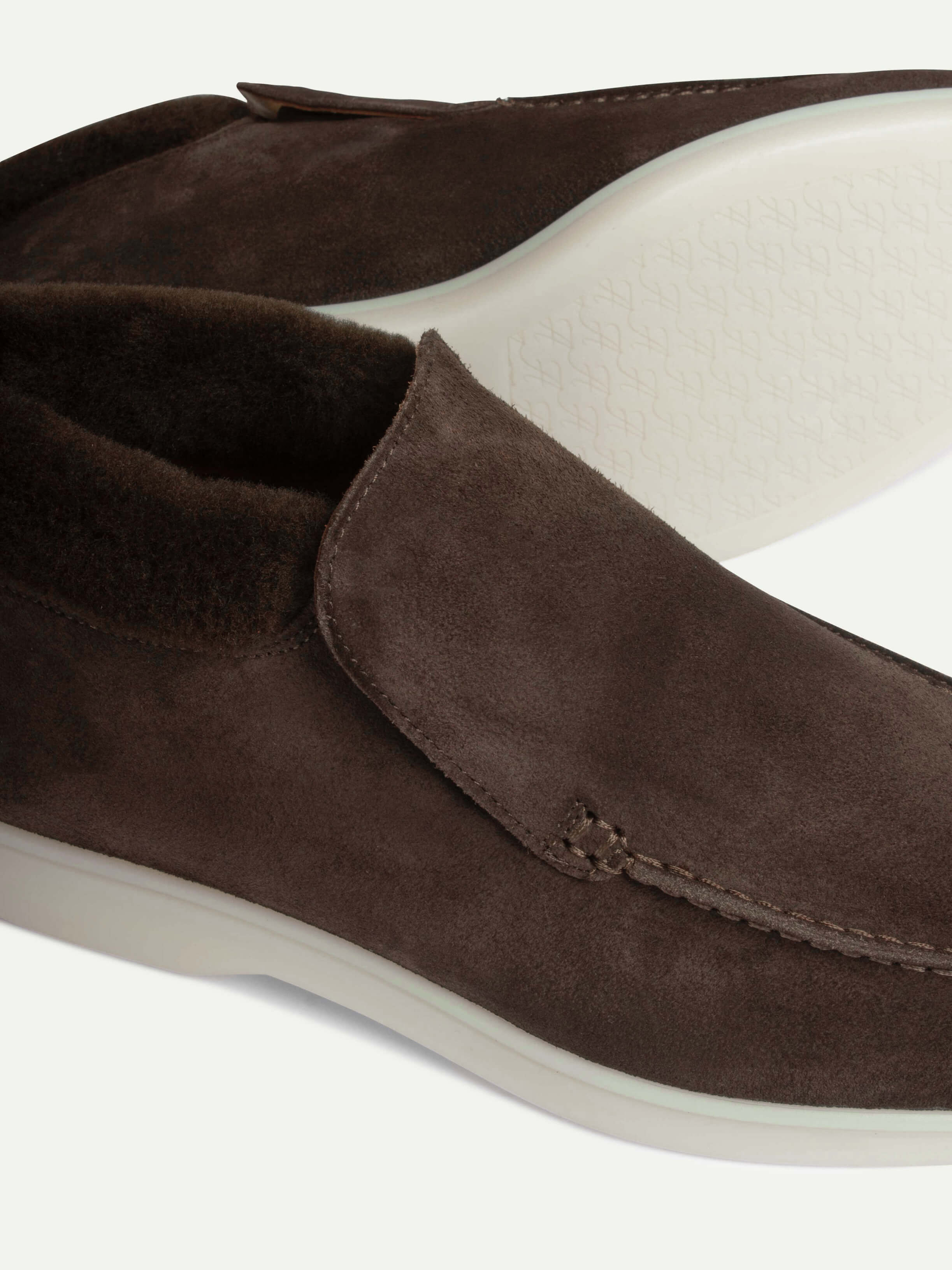 Lady Warm Grey City Loafer Fur – Positano Life