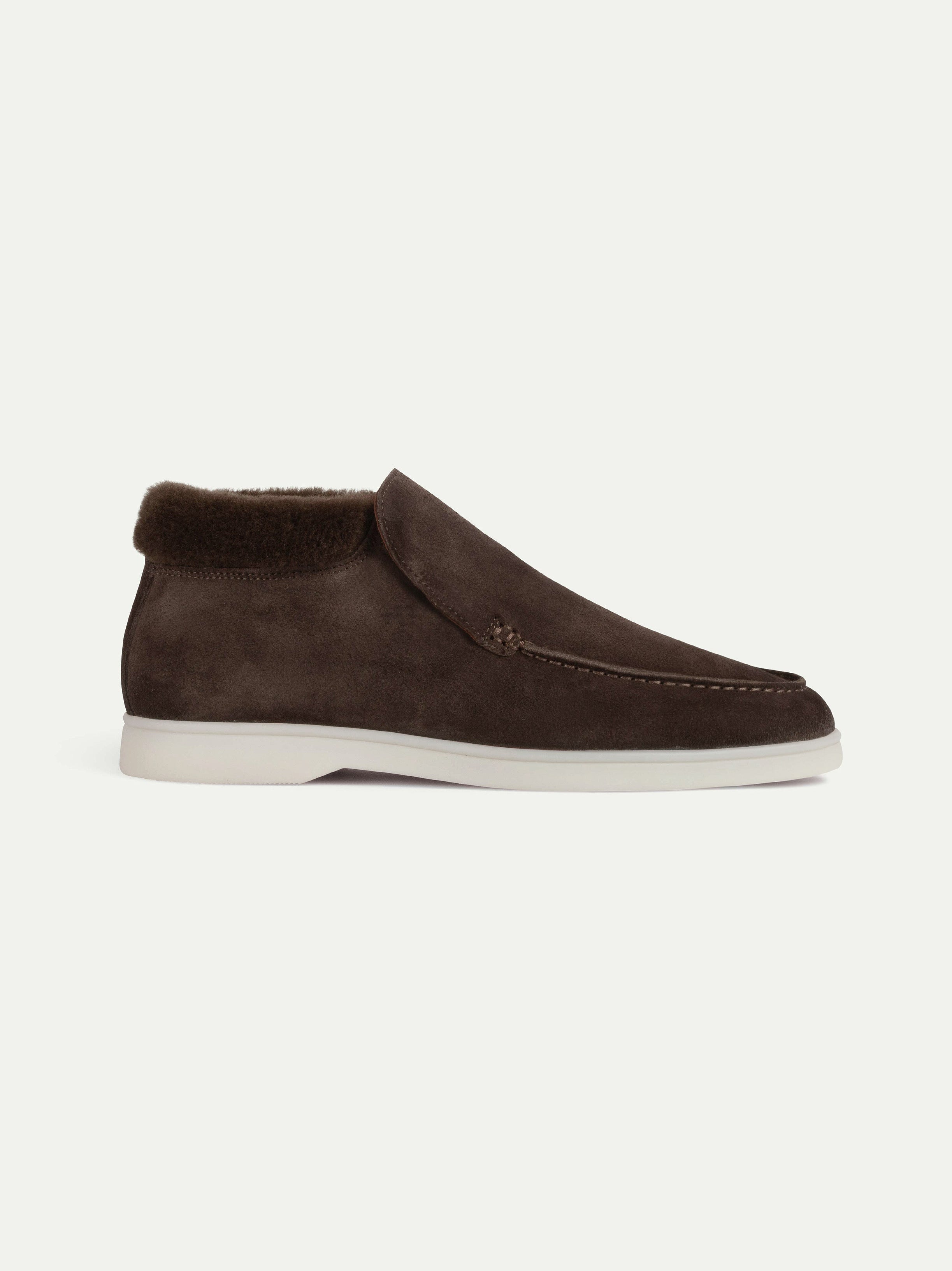 Lady Warm Grey City Loafer Fur – Positano Life