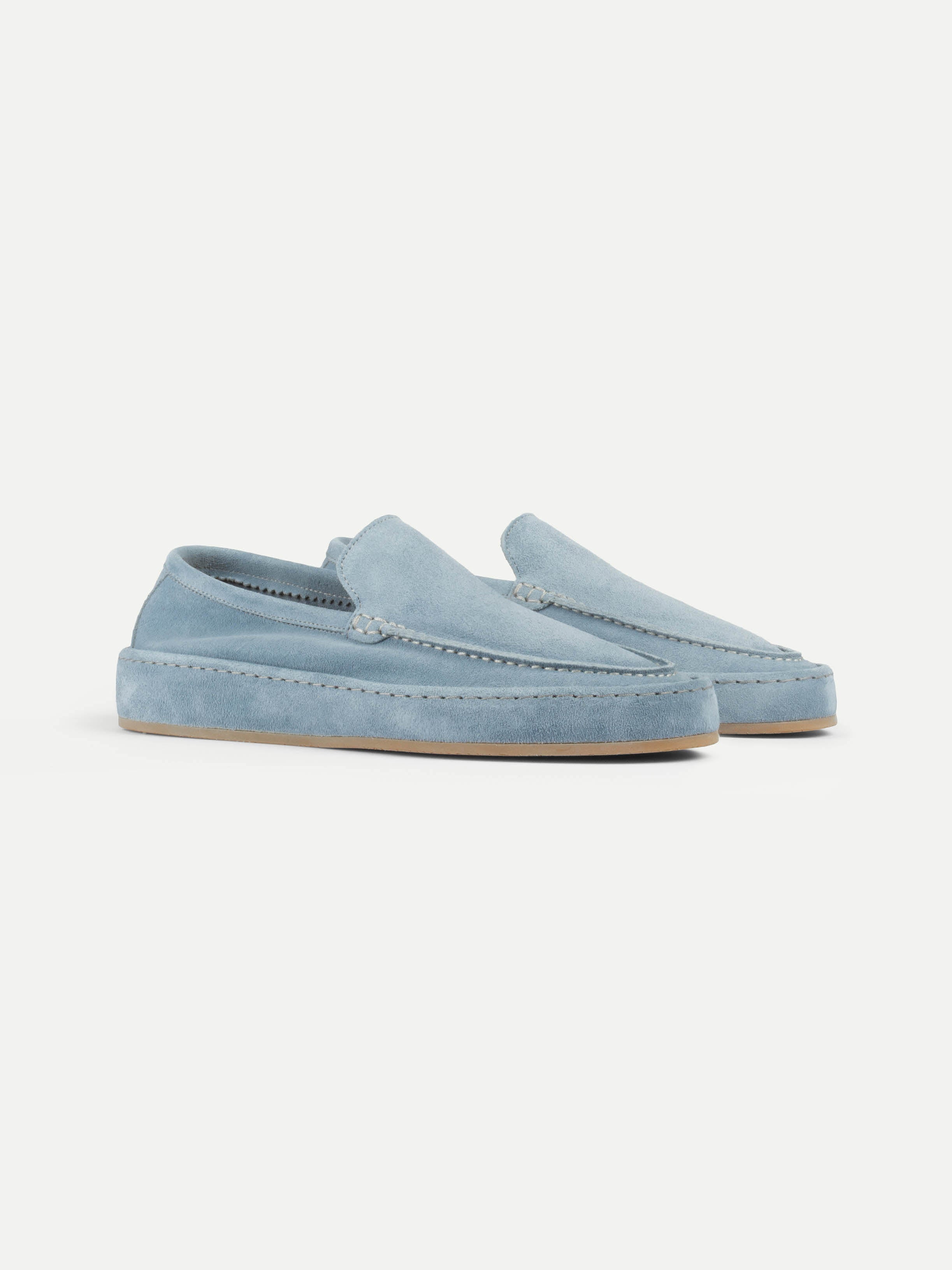 Lady Light Blue Voyager Loafer – Positano Life