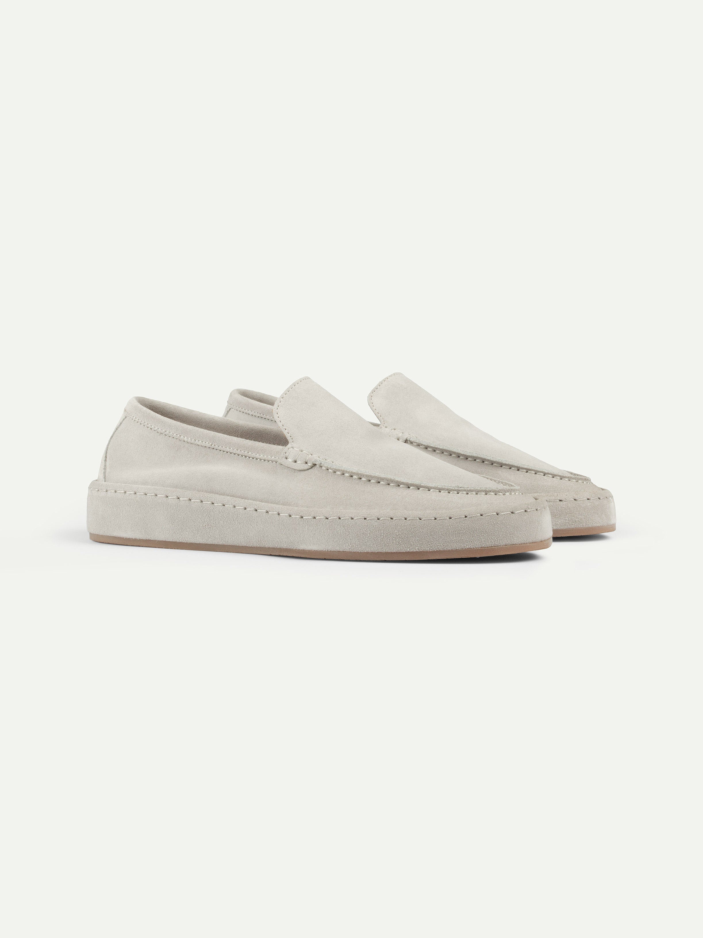 Lady Light Grey Voyager Loafer – Positano Life