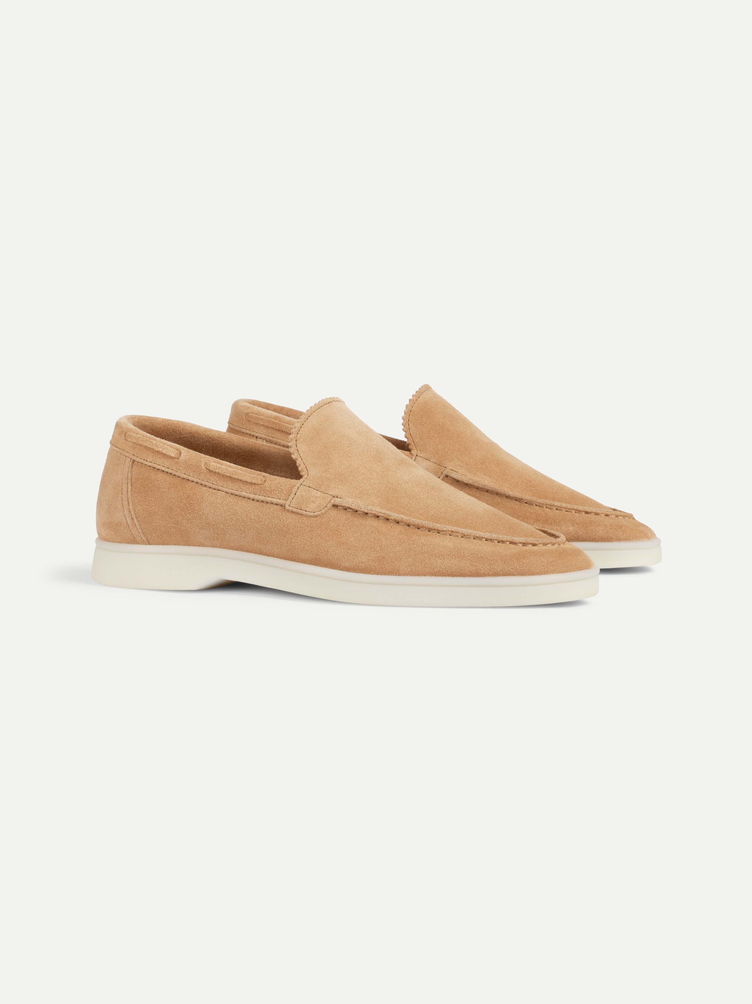 Lady Dark Beige Yacht Loafers – Positano Life
