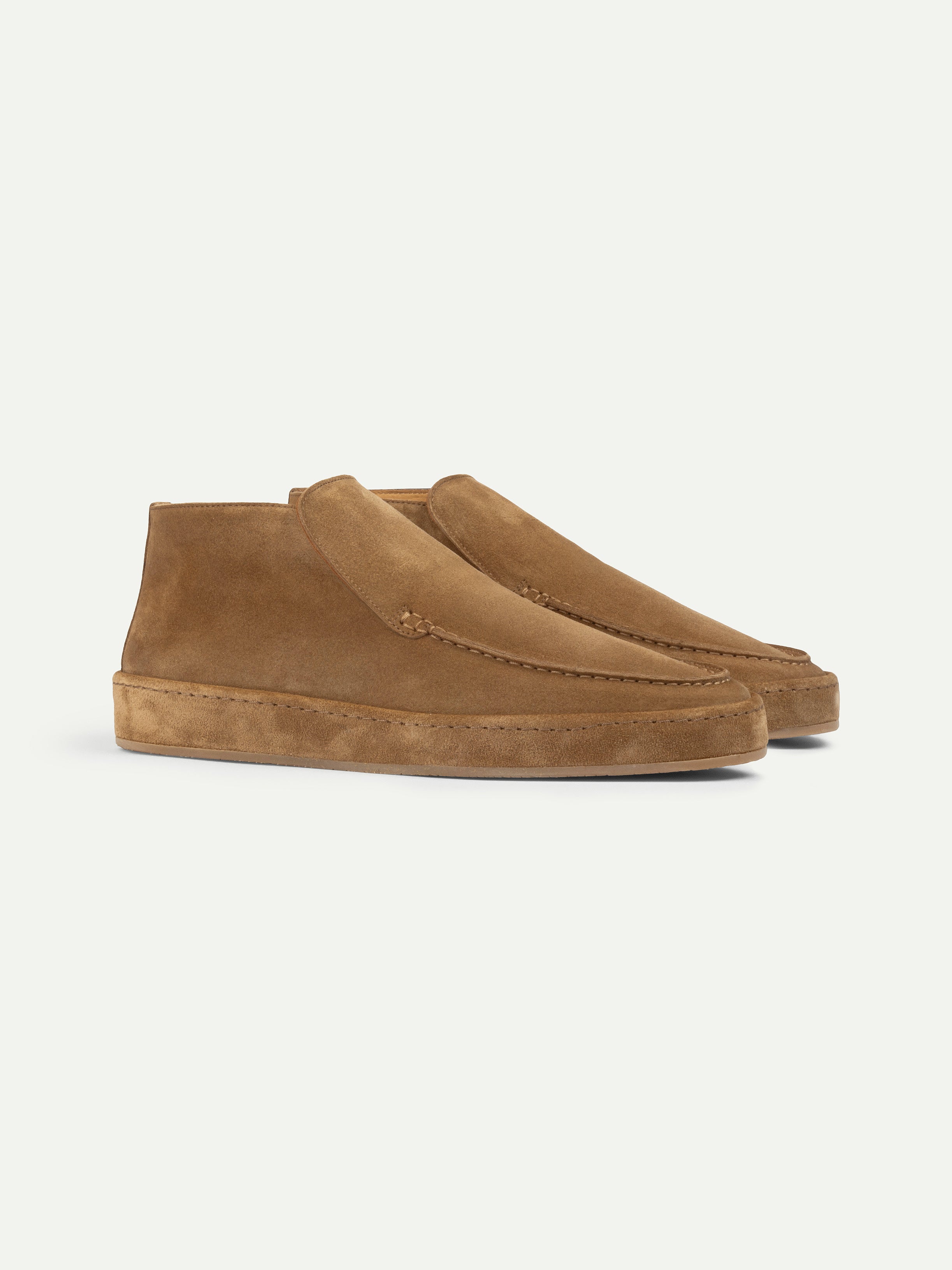 Beige Voyager City Loafer with Fur – Positano Life