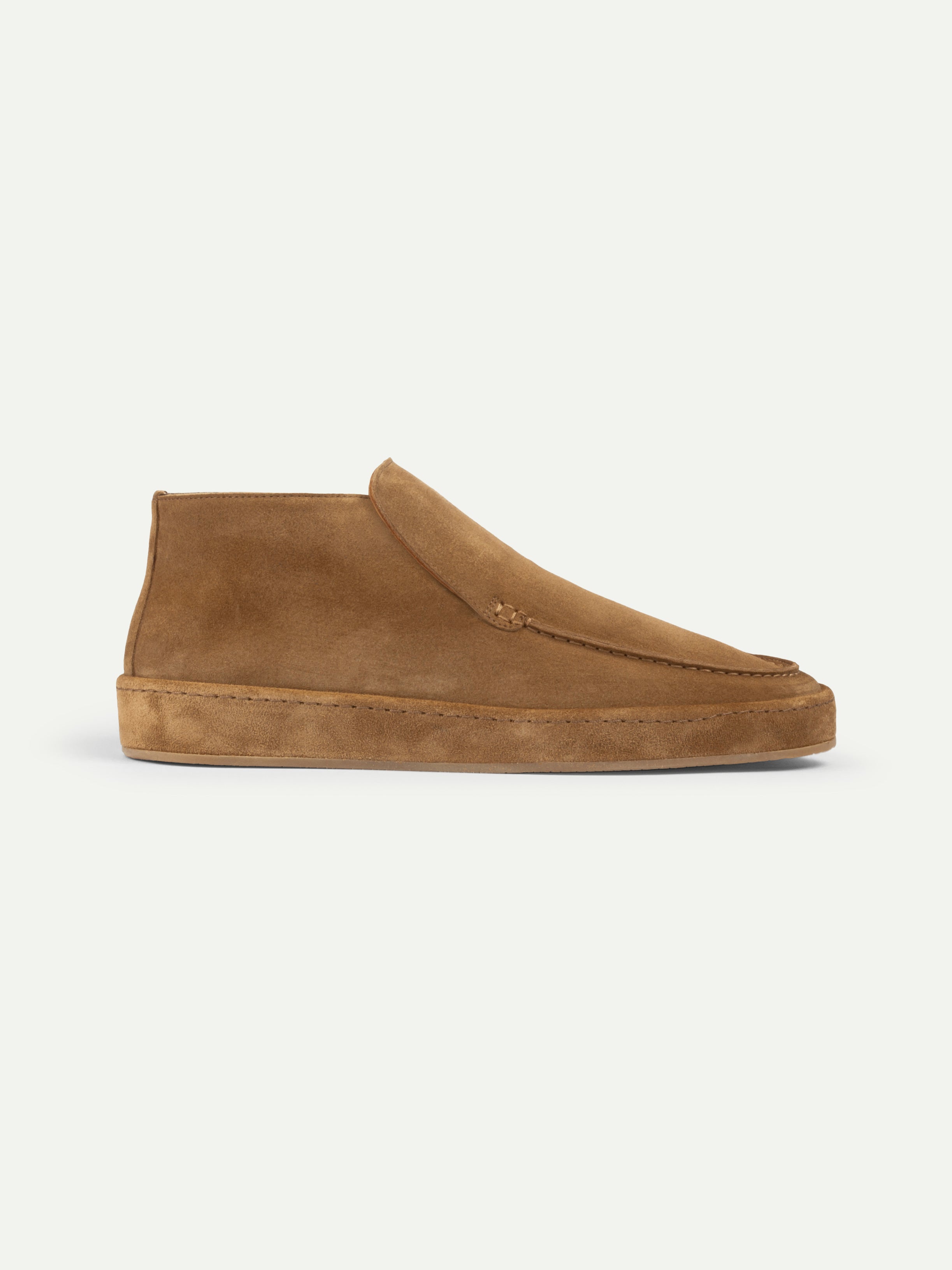 Beige Voyager City Loafer with Fur – Positano Life
