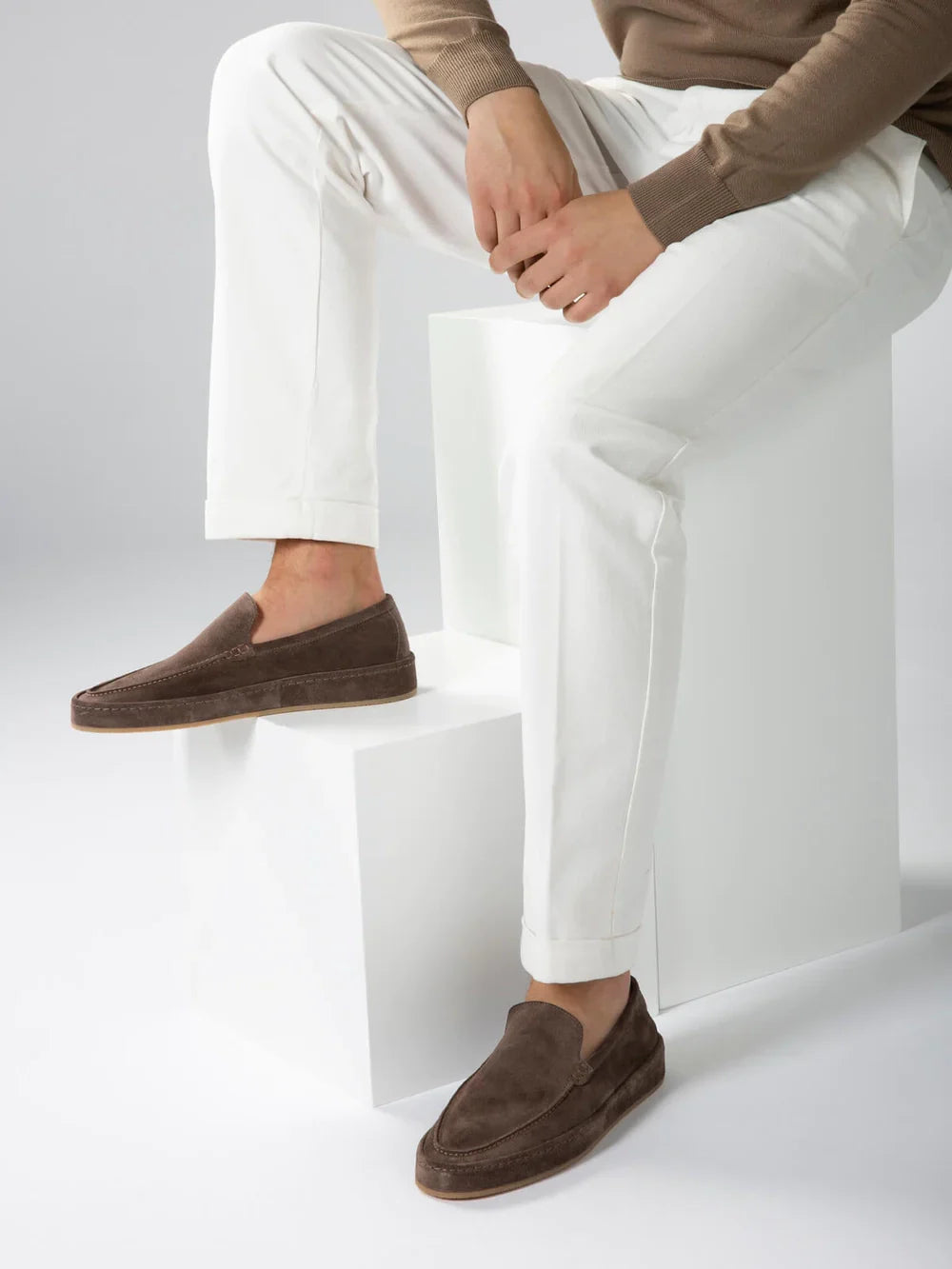 Ash Grey Voyager Loafer – Positano Life