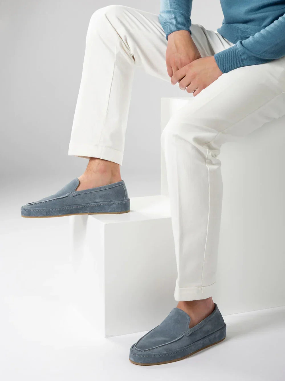 Light Blue Voyager Loafer – Positano Life