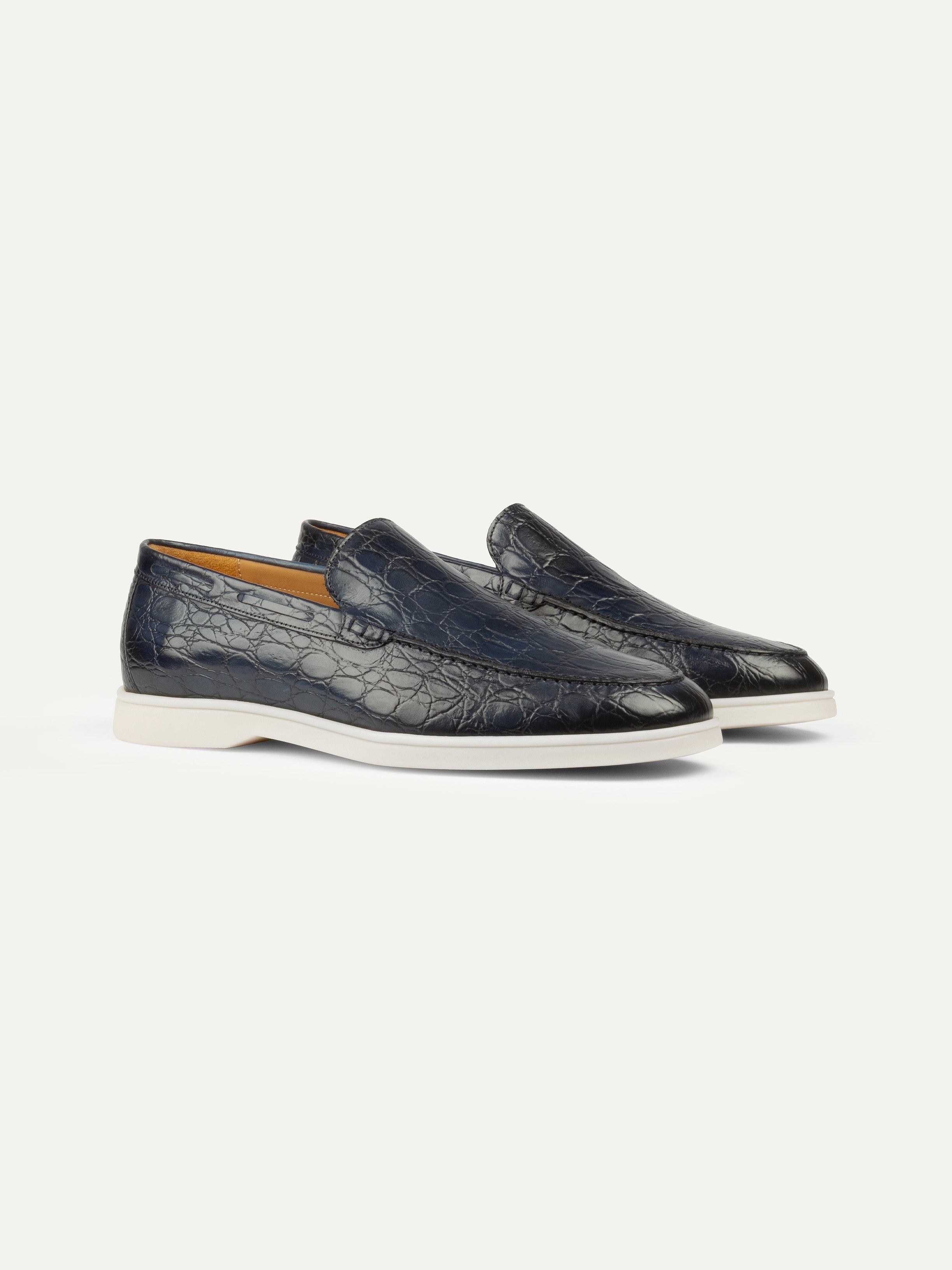 Navy Yacht Loafers – Positano Life