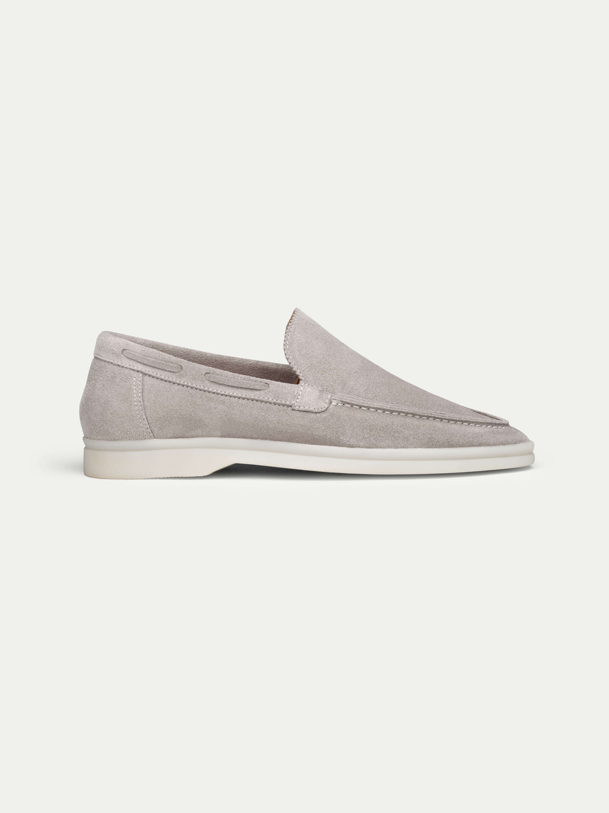 Lady Light Grey Yacht Loafers – Positano Life