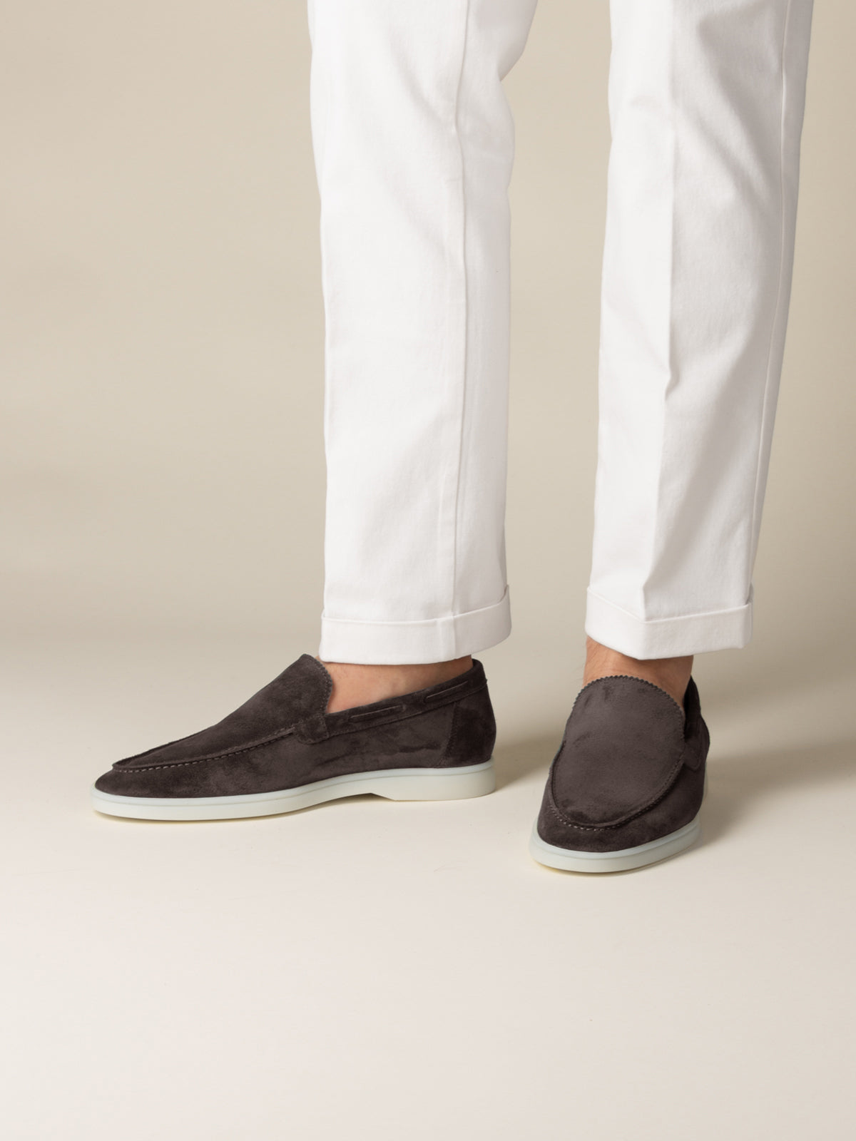 Warm Grey Yacht Loafers – Positano Life