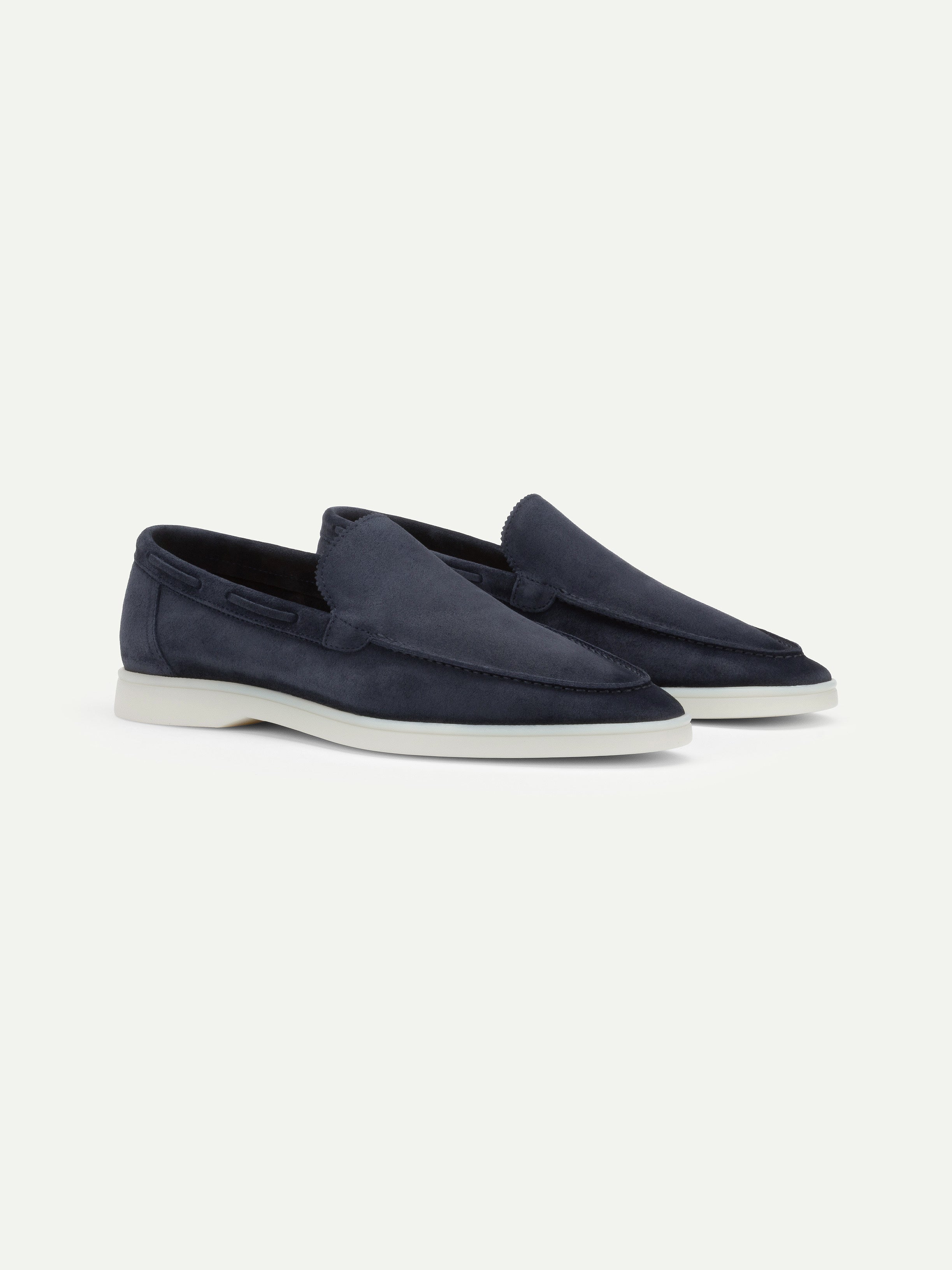 Dark Navy Yacht Loafers – Positano Life