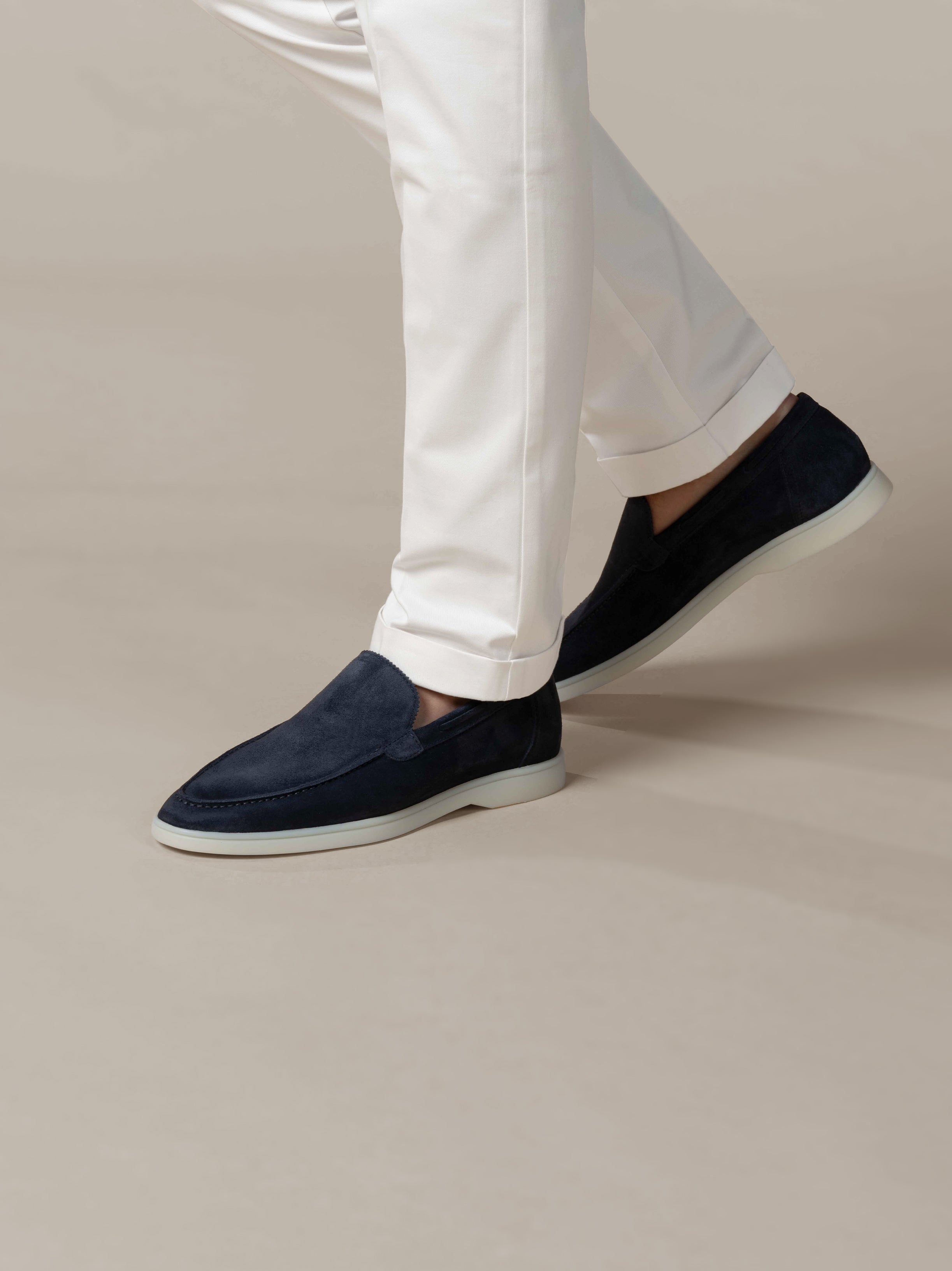 Dark Navy Yacht Loafers – Positano Life