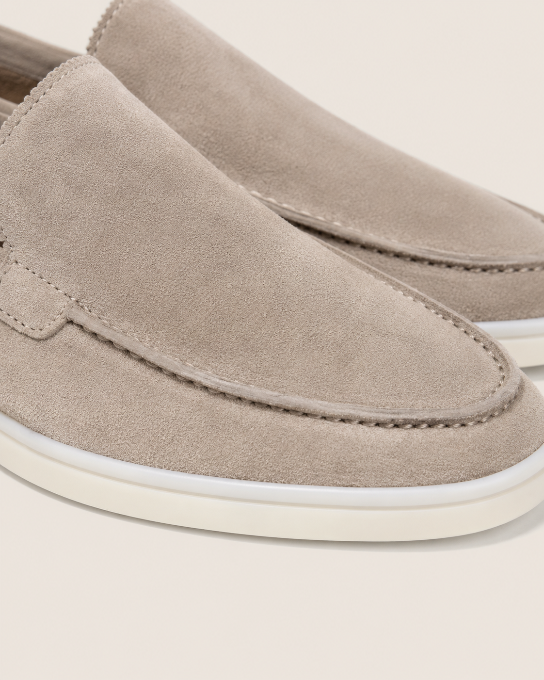 Moreno Suede Loafer Apricot – Positano Life