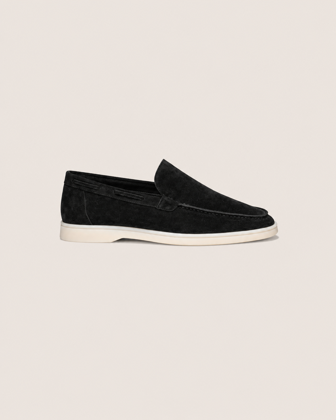 Moreno Suede Loafer Black – Positano Life