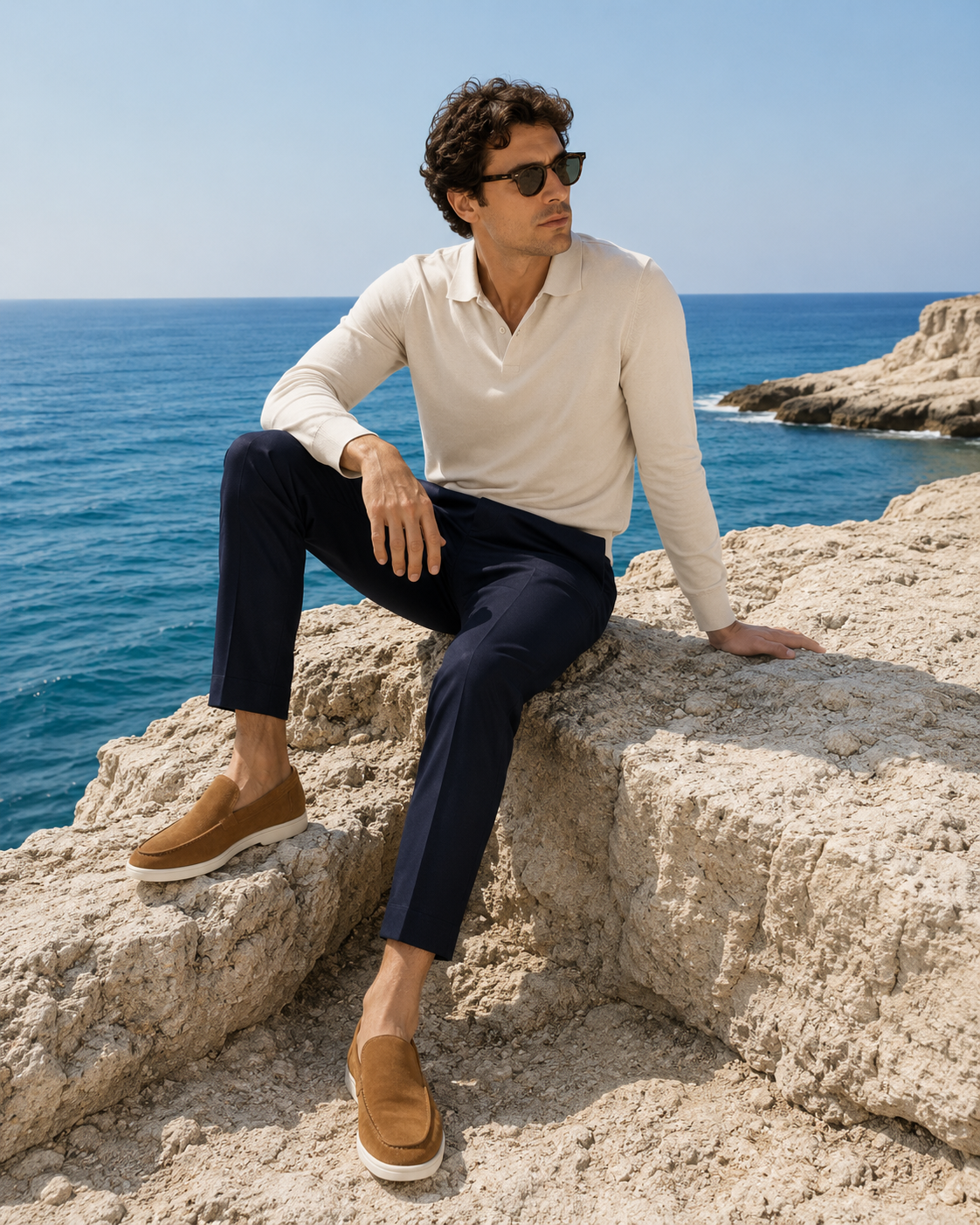 Moreno Suede Loafer Brown – Positano Life