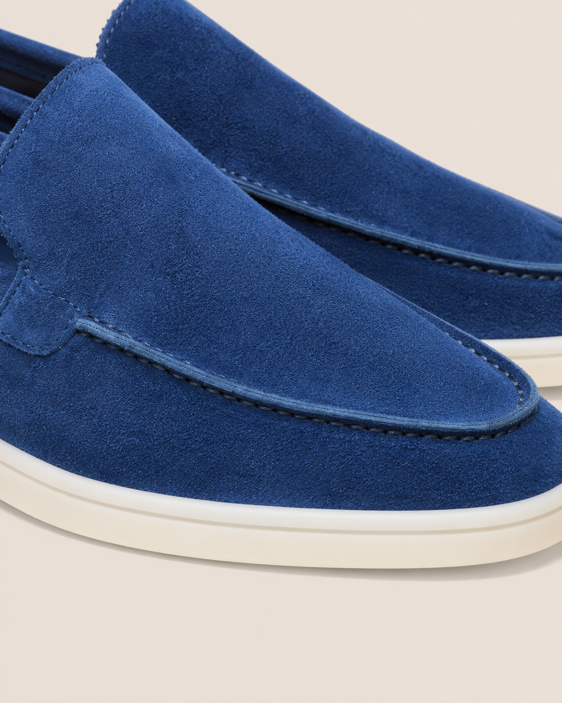 Moreno Suede Loafer Royal Blue – Positano Life