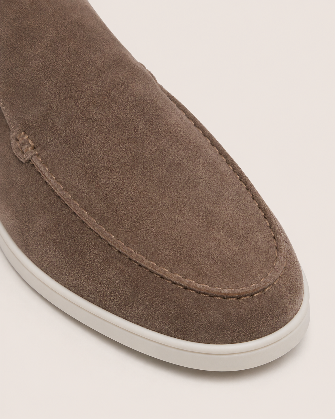 Moreno Suede City Loafer Taupe – Positano Life