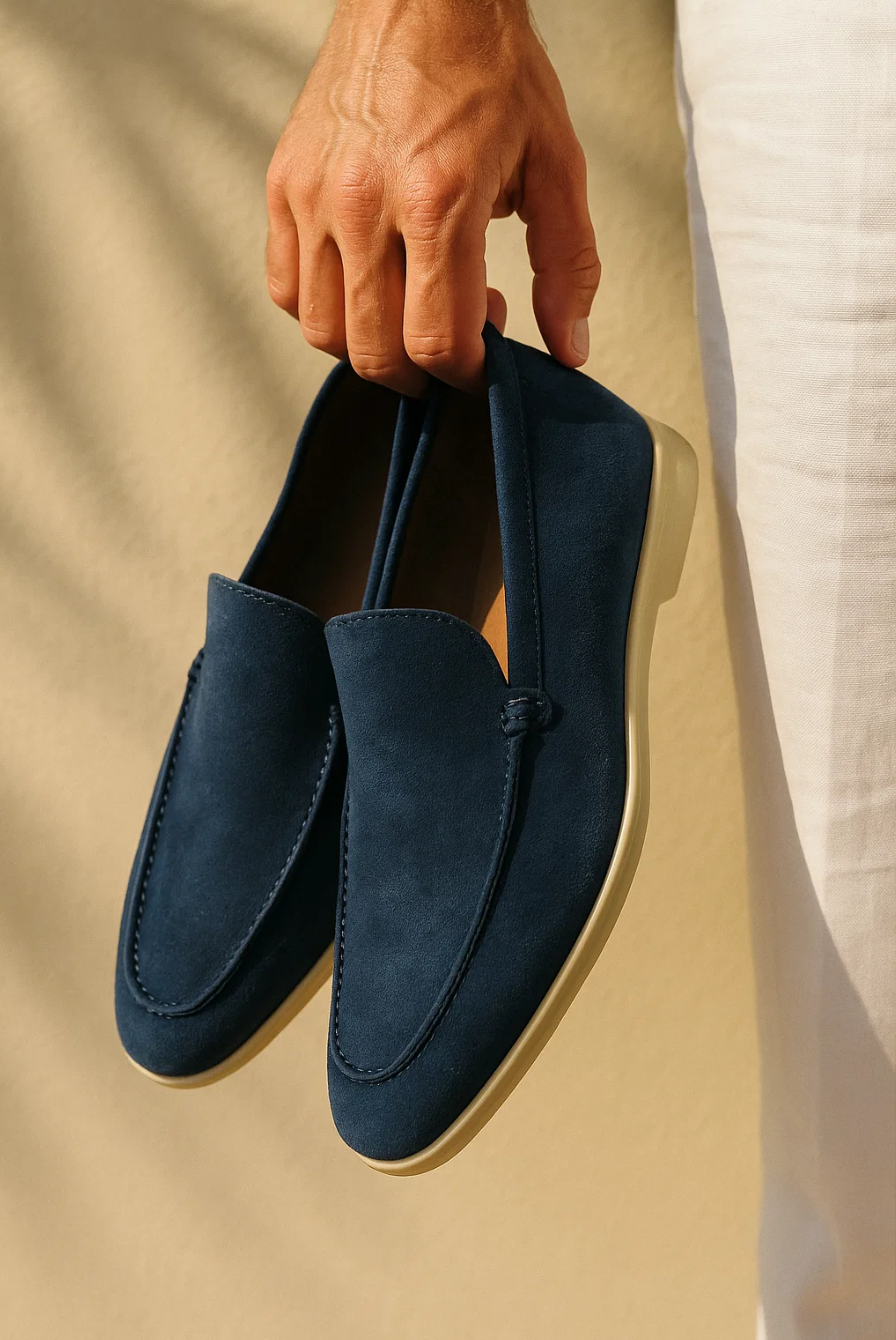 Navy Blue Moreno Loafer – Positano Life