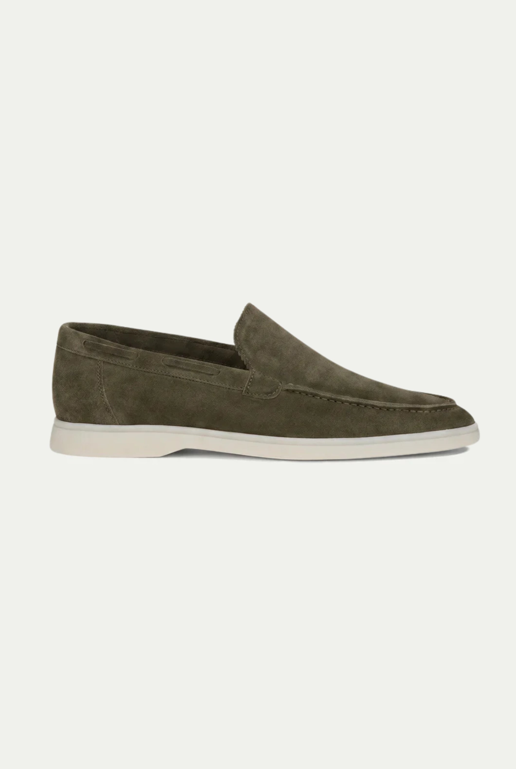 Moreno Classic Suede Loafer Olive – Positano Life