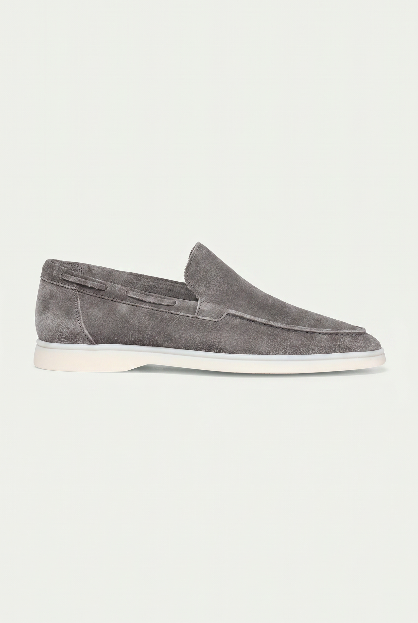 Moreno Classic Suede Loafer Grey – Positano Life