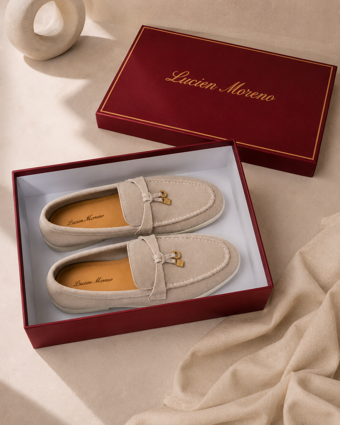 Lady Apricot Buckle Loafer – Positano Life