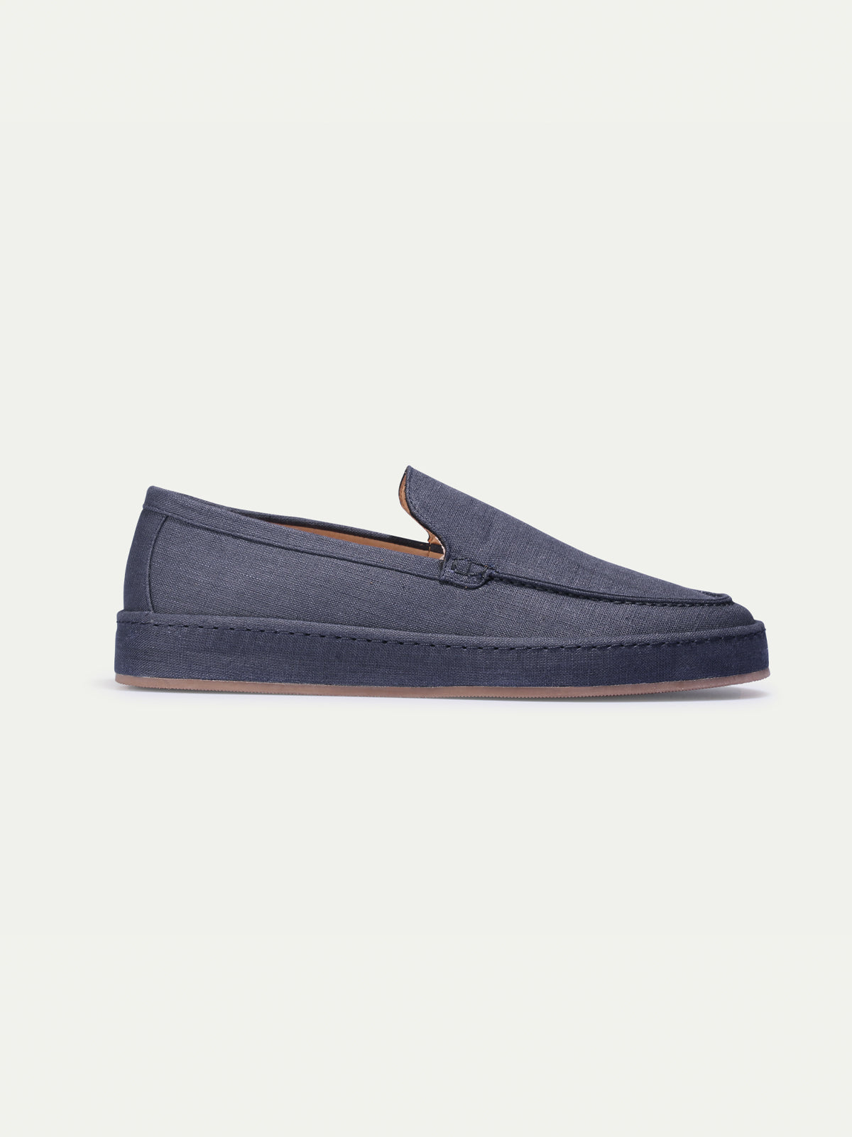 Navy Linen Voyager Loafer – Positano Life