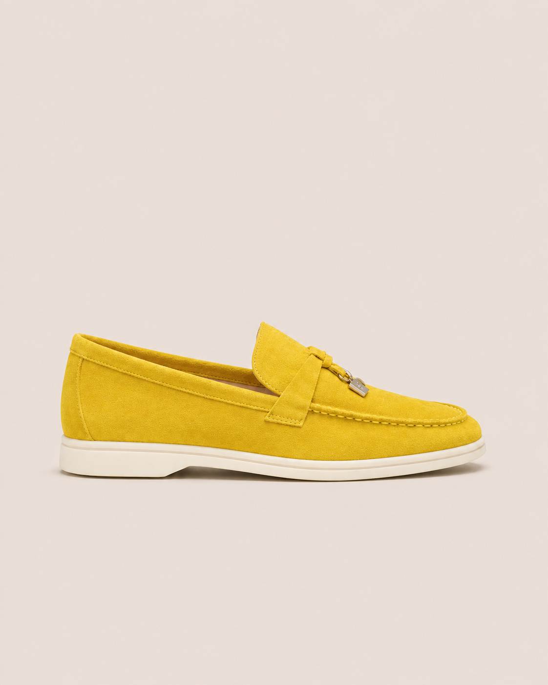 Lady Goose Yellow Buckle Loafer – Positano Life