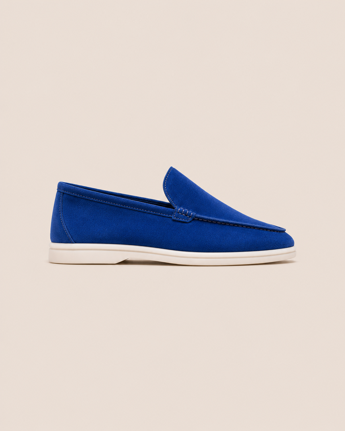 Royal Blue Cowhide Slip-On Loafers – Positano Life