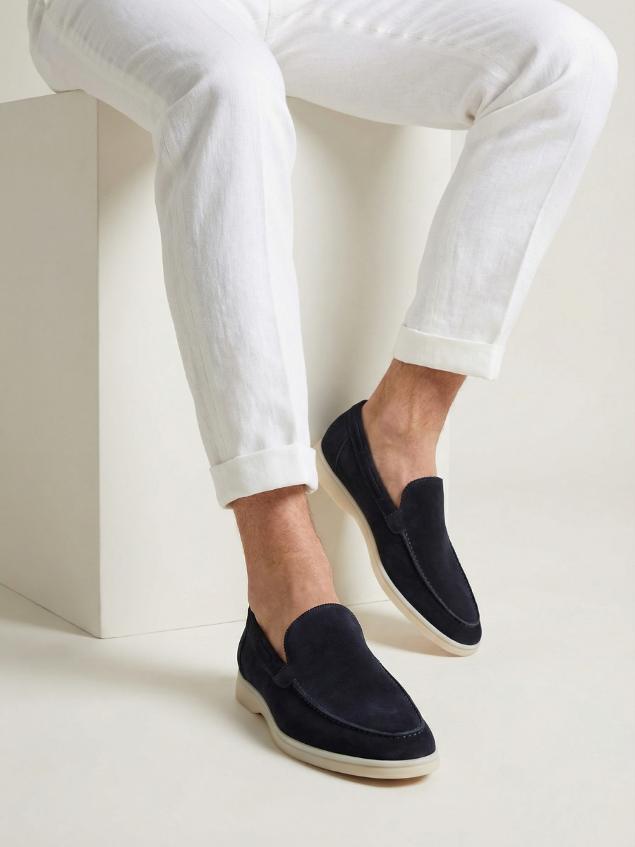 Navy Yacht Loafers – Positano Life