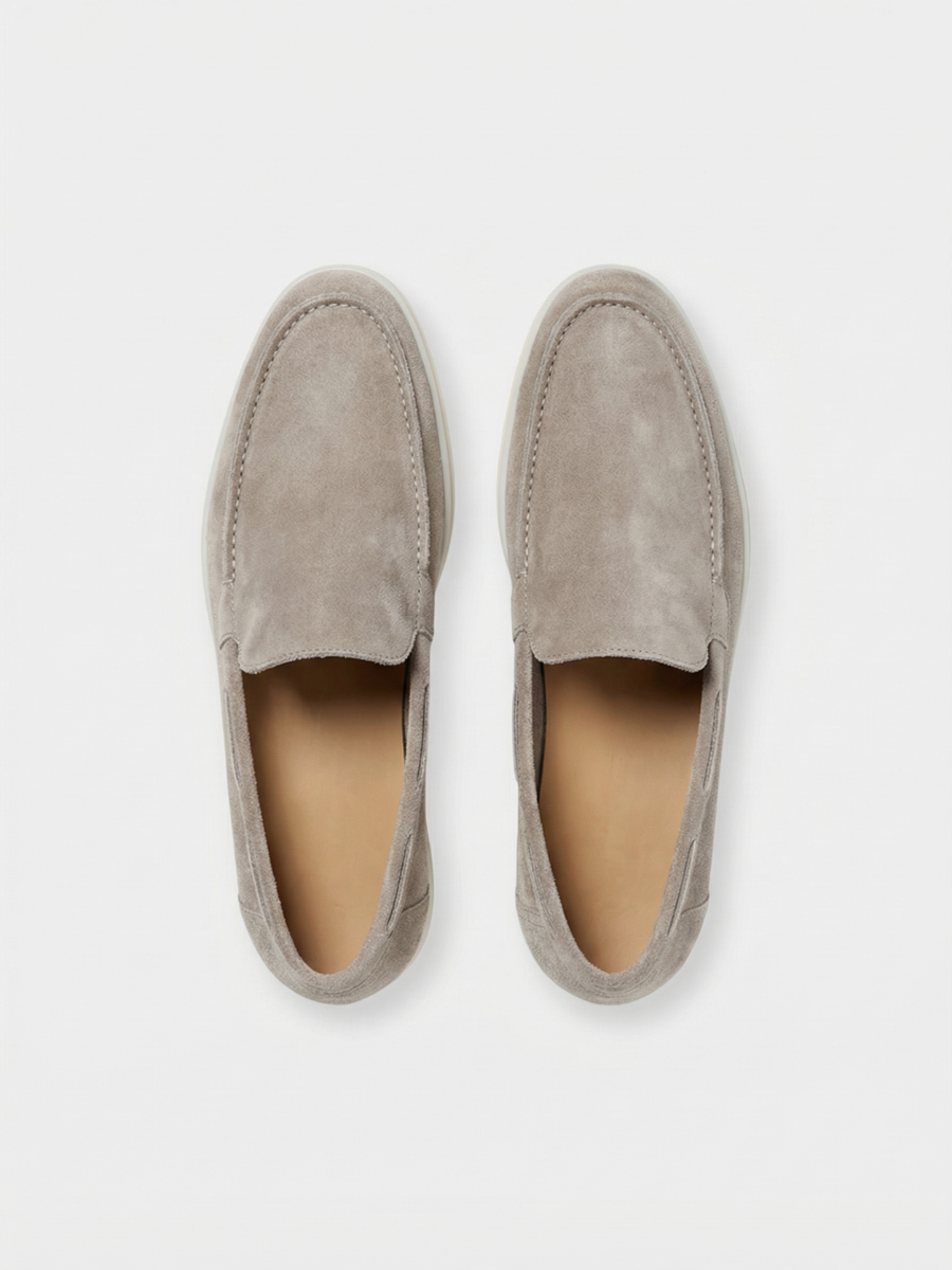Light Grey Yacht Loafers – Positano Life