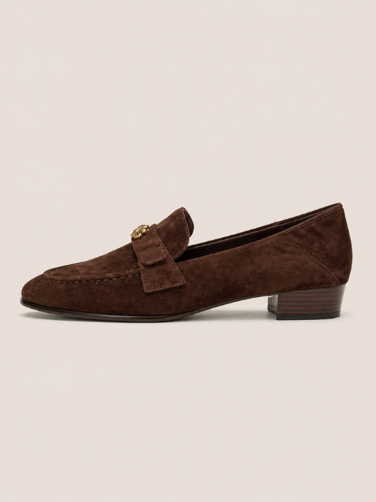 Moreno Rose Suede Loafer – Positano Life