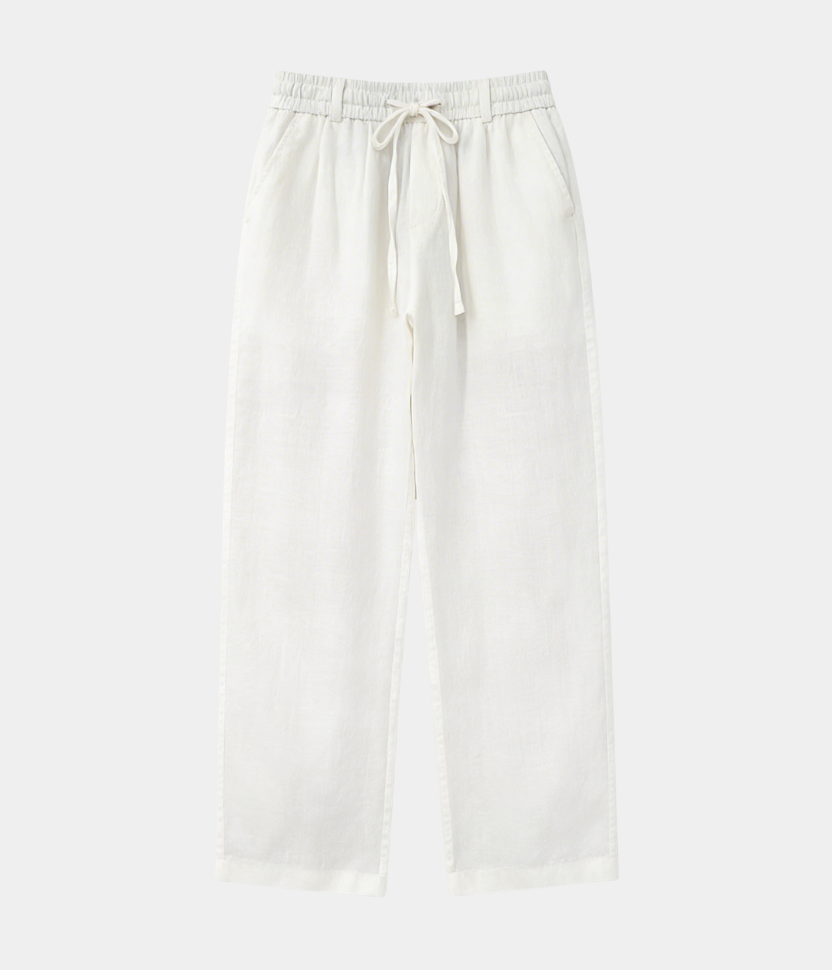 White Linen Trousers – Positano Life