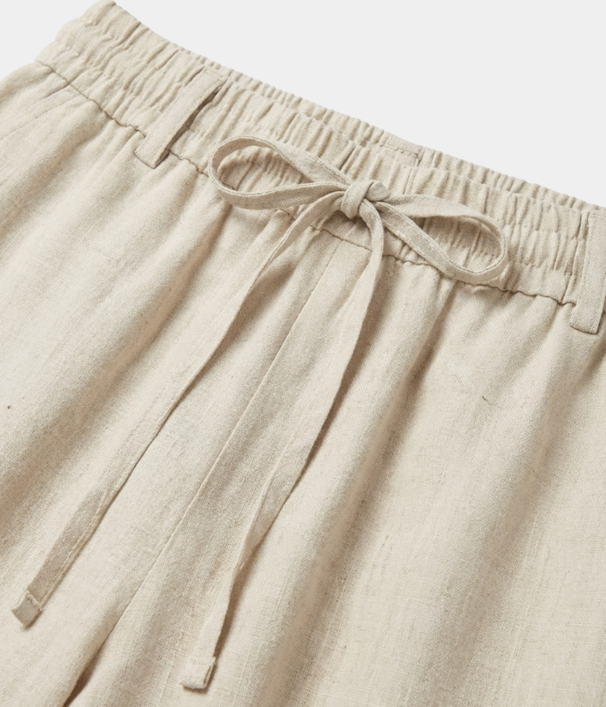 Beige Linen Trousers – Positano Life