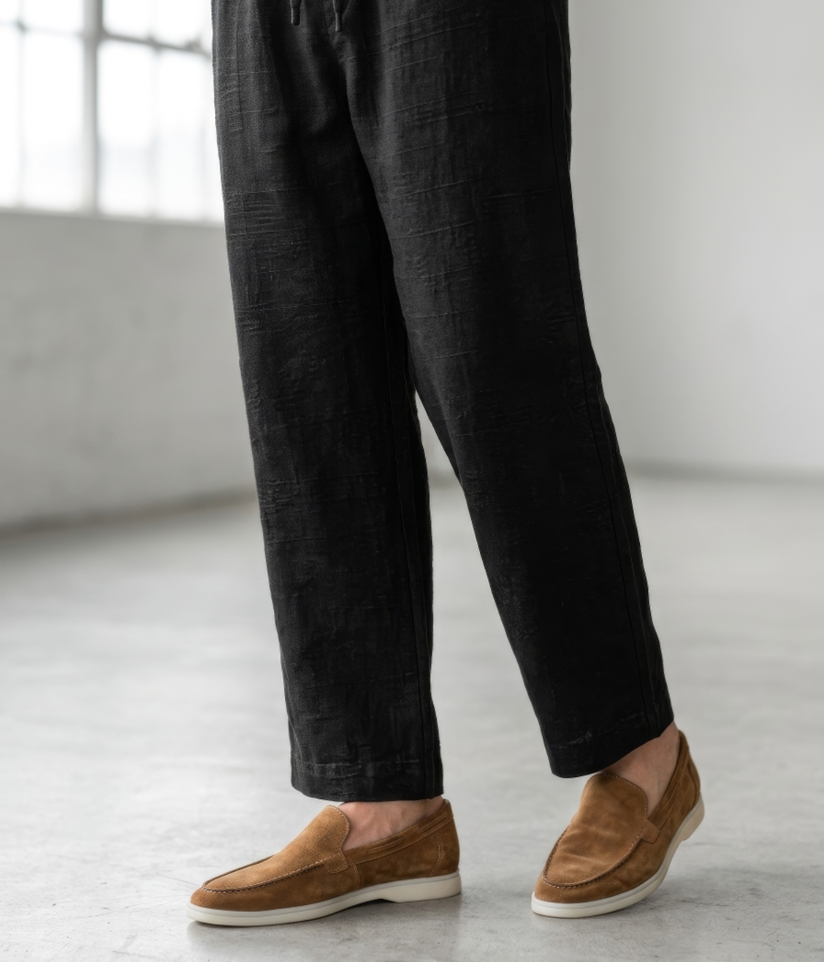Black Linen Trousers – Positano Life